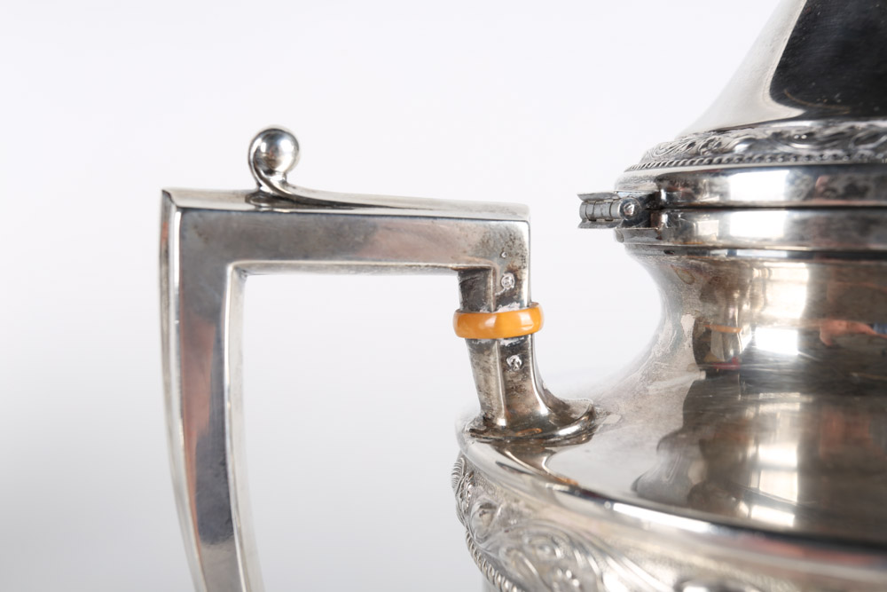 Frank M. Whiting Sterling Silver Tea and Coffee Service Set, Early 20th Century