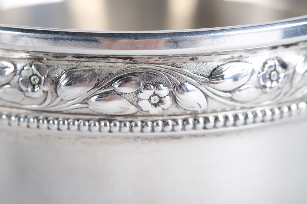 Frank M. Whiting Sterling Silver Tea and Coffee Service Set, Early 20th Century