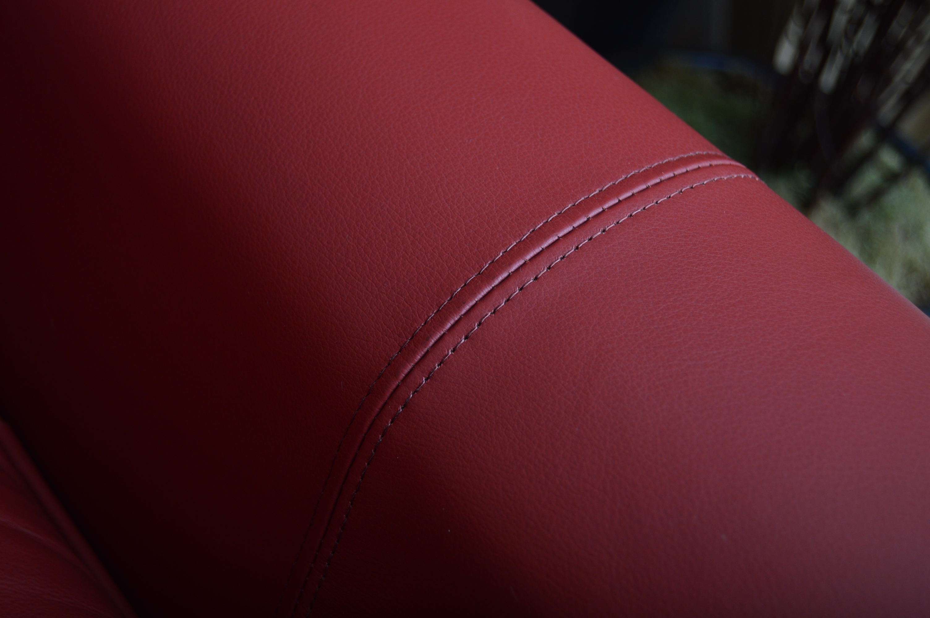 La-Z-Boy Red Leather Recliner