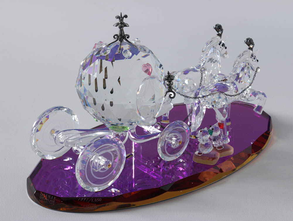 Disney Showcase Collection "Cinderella's Coach" Crystal Figurine