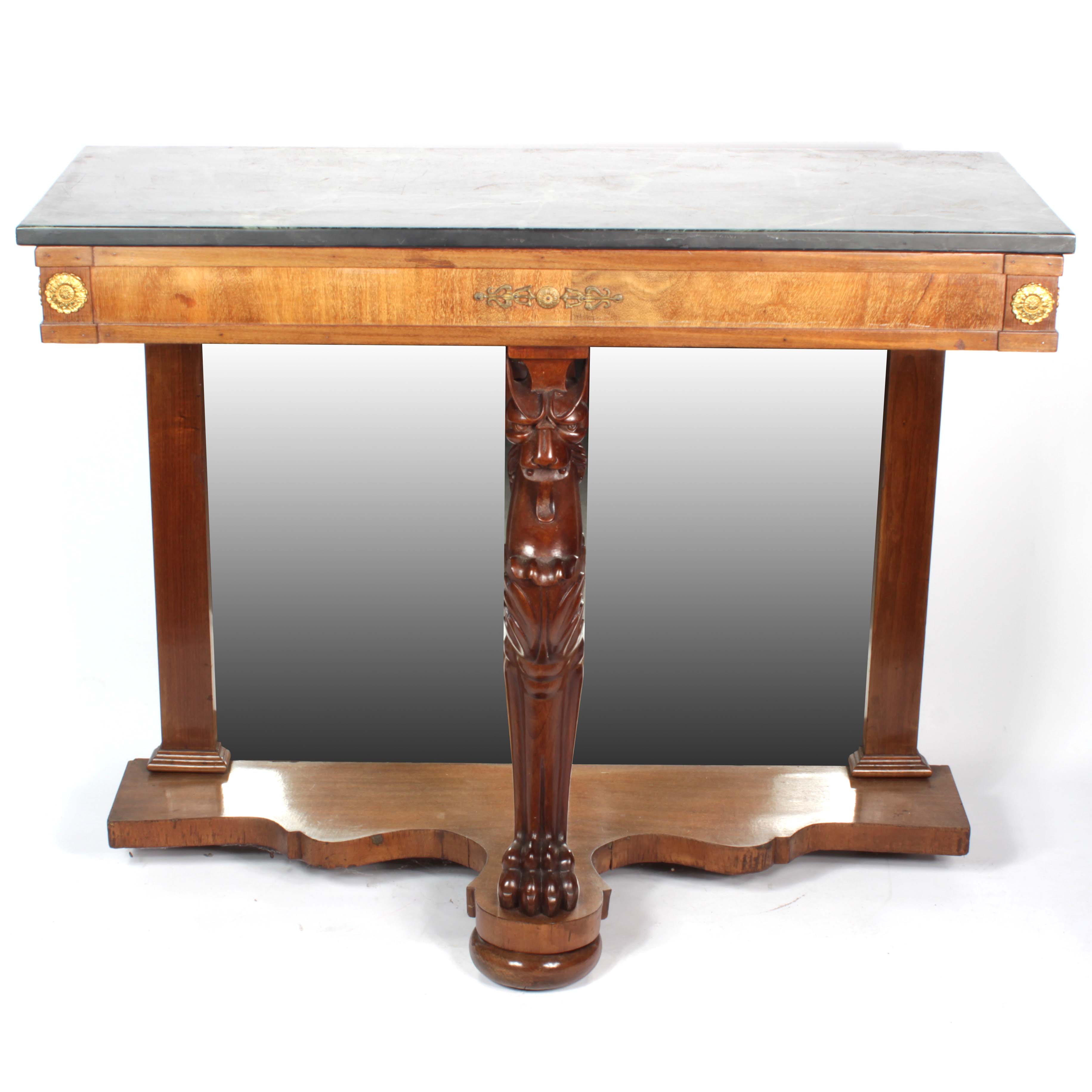 Renaissance Revival Style Console Table, Late 19th Century