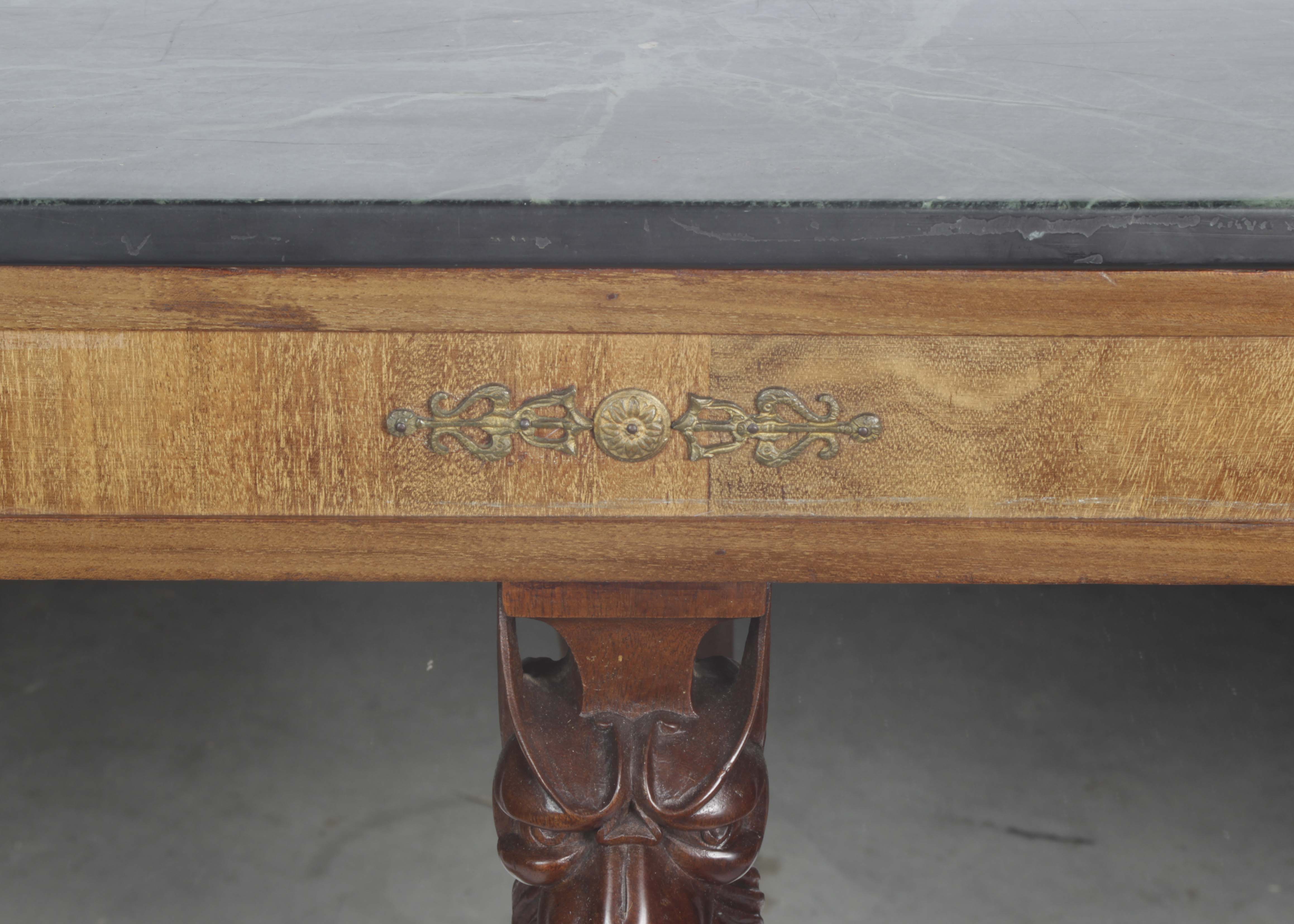 Renaissance Revival Style Console Table, Late 19th Century
