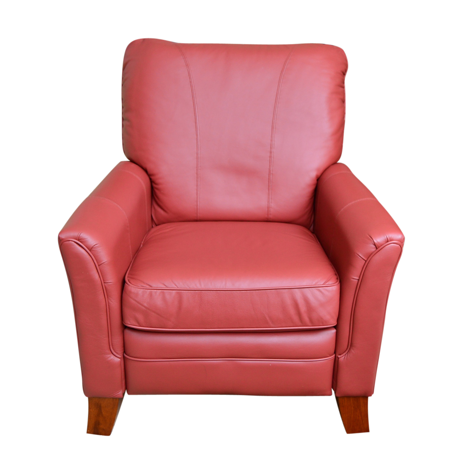 La-Z-Boy Red Leather Recliner