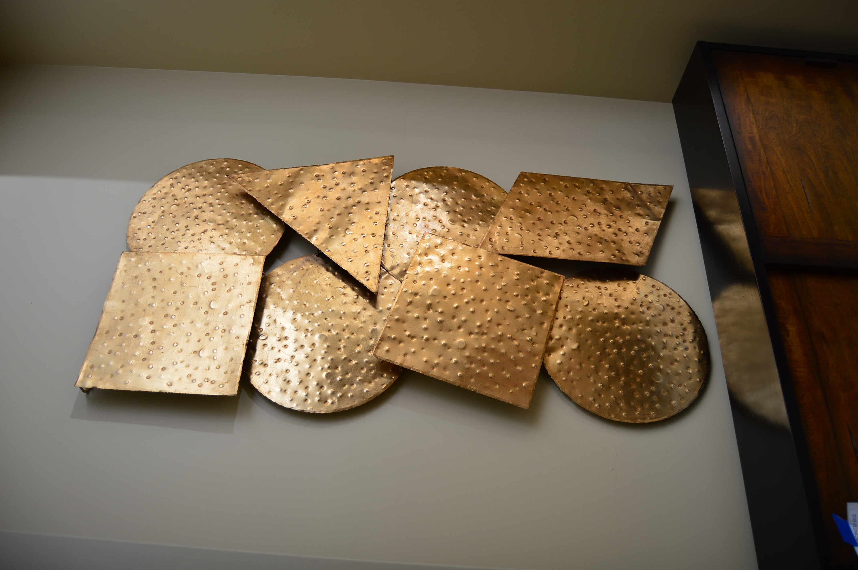 Contemporary Copper Finish Wall Art