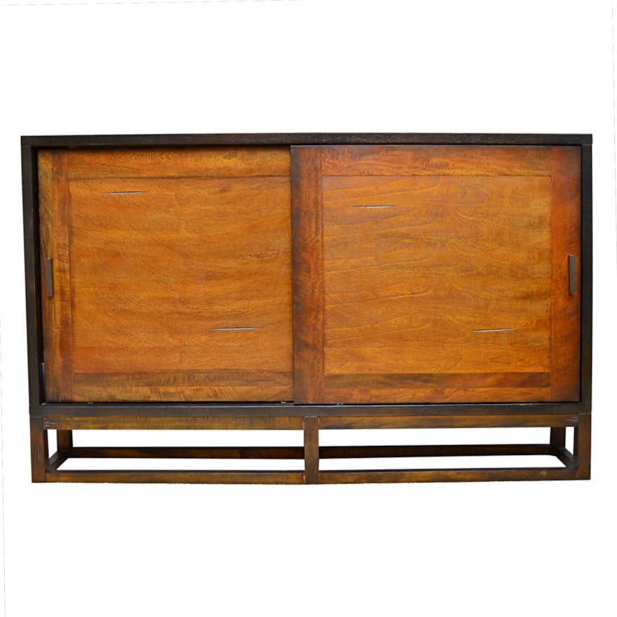 Mid Century Modern Style Wooden Cabinet