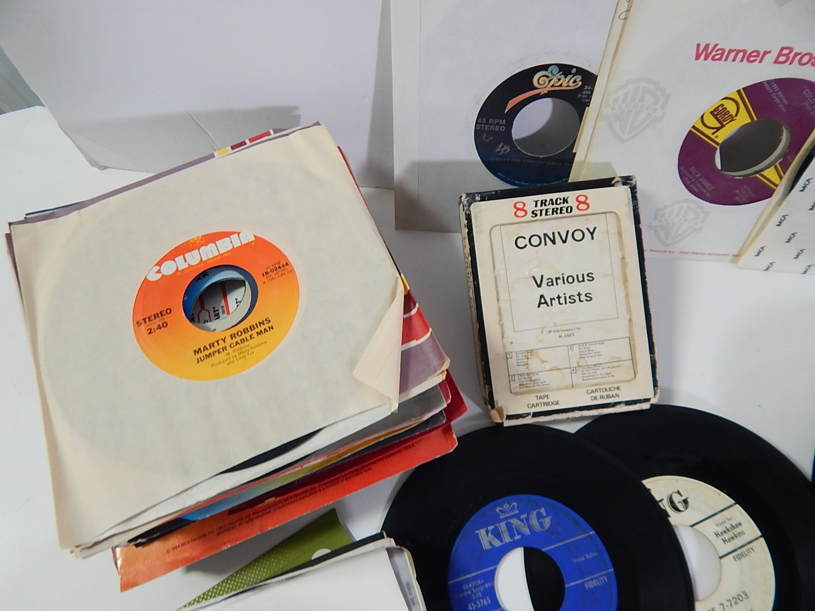 Vintage 45 RPM Jukebox Record Albums - Rock, Country, Pop - Over 170 Count