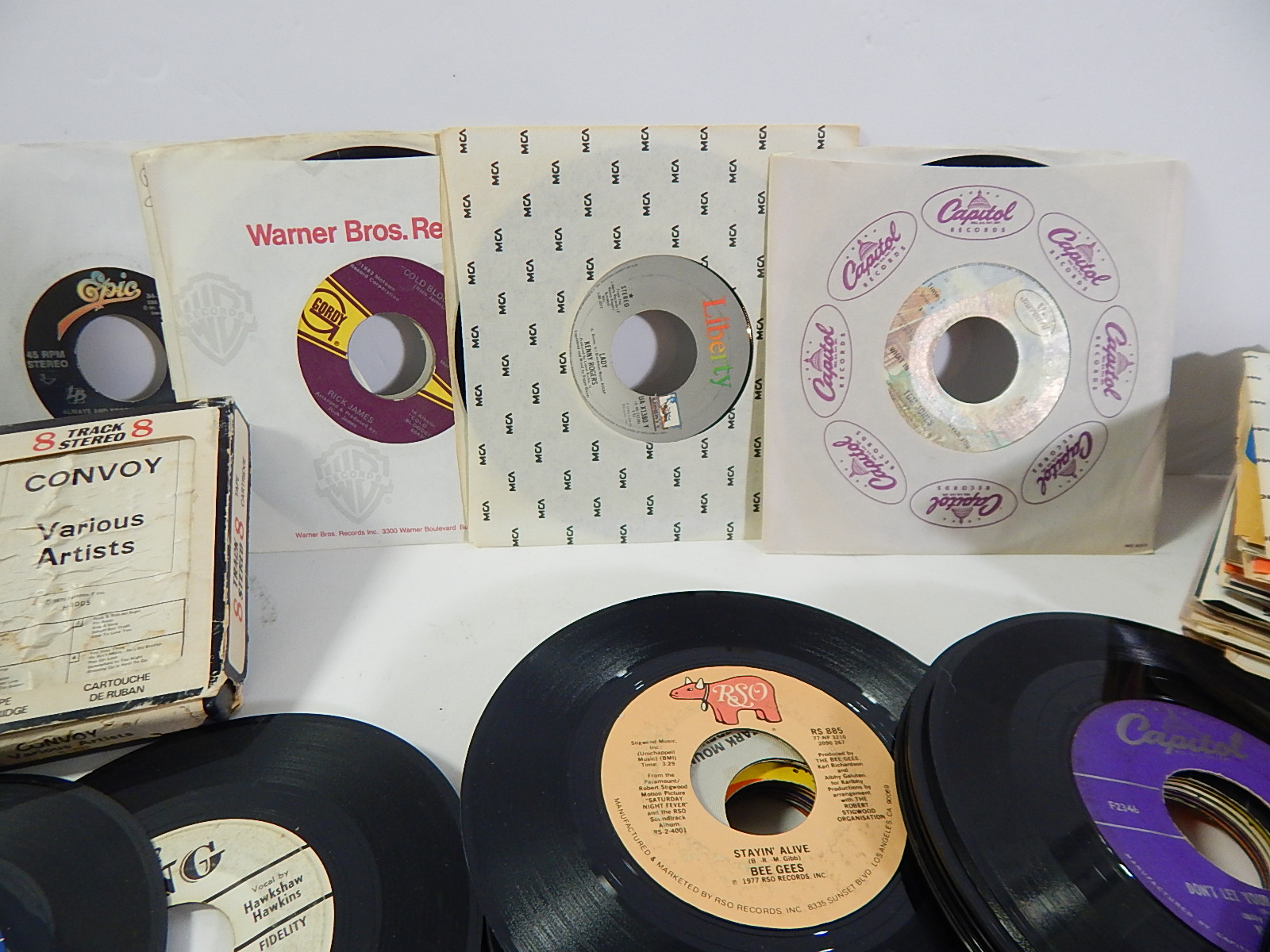 Vintage 45 RPM Jukebox Record Albums - Rock, Country, Pop - Over 170 Count