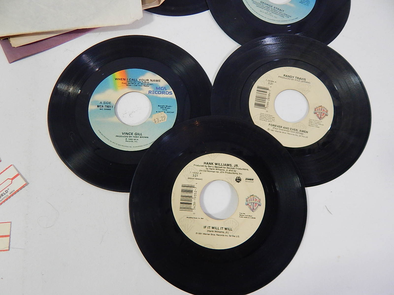 Vintage 45 RPM Jukebox Record Albums - Rock, Country, Pop - Over 170 Count