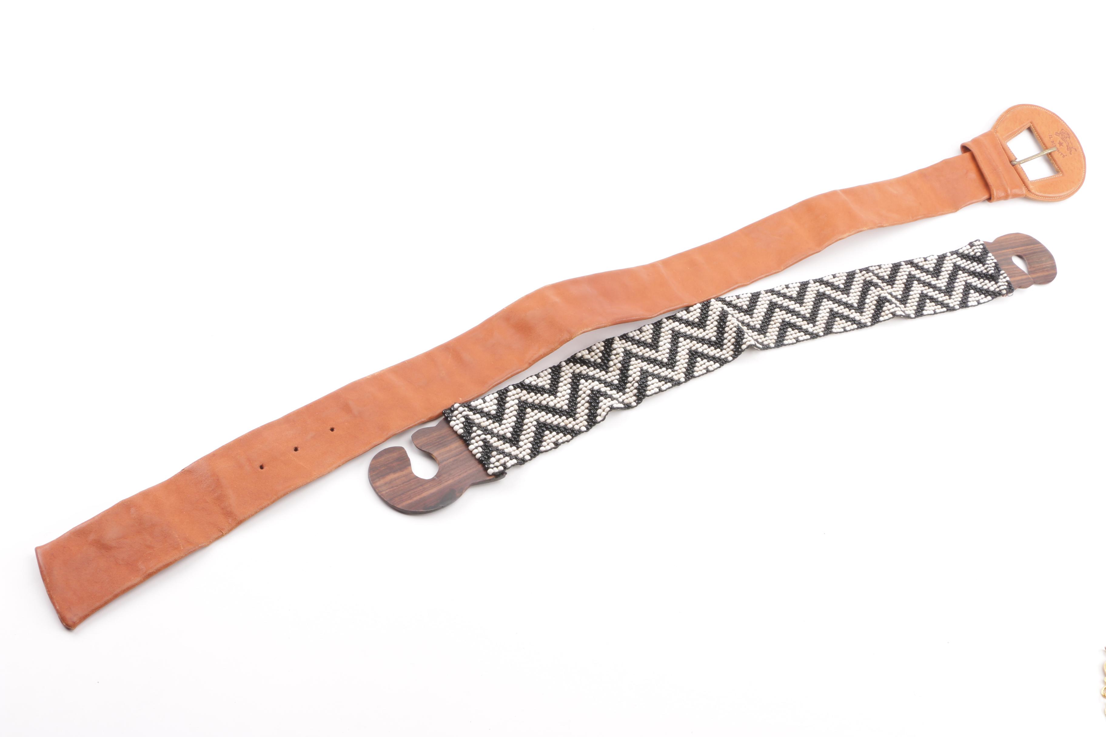 Women's Vintage Belts including Salvatore Ferragamo