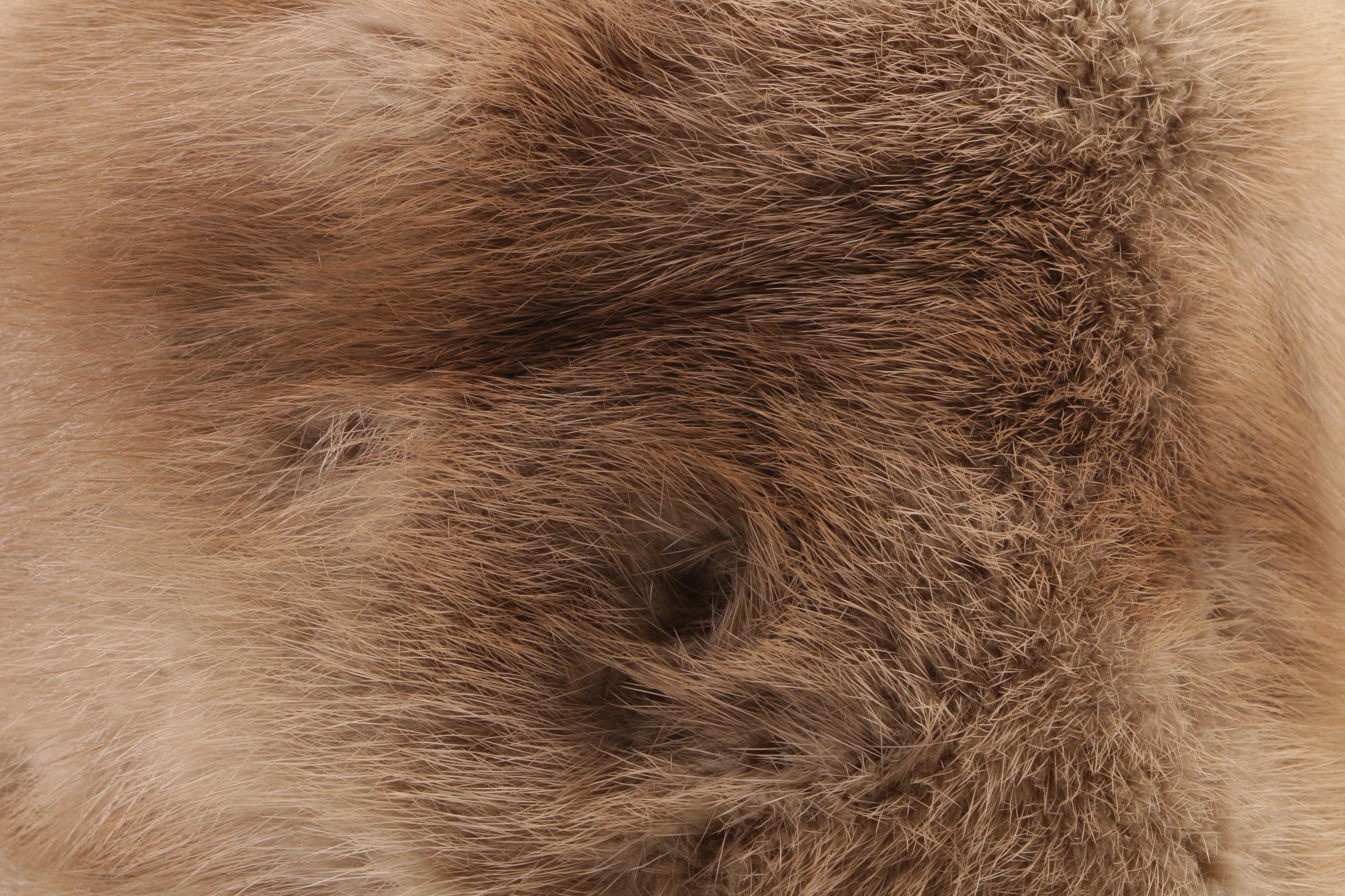 Women's Vintage Pastel Mink Fur Hat