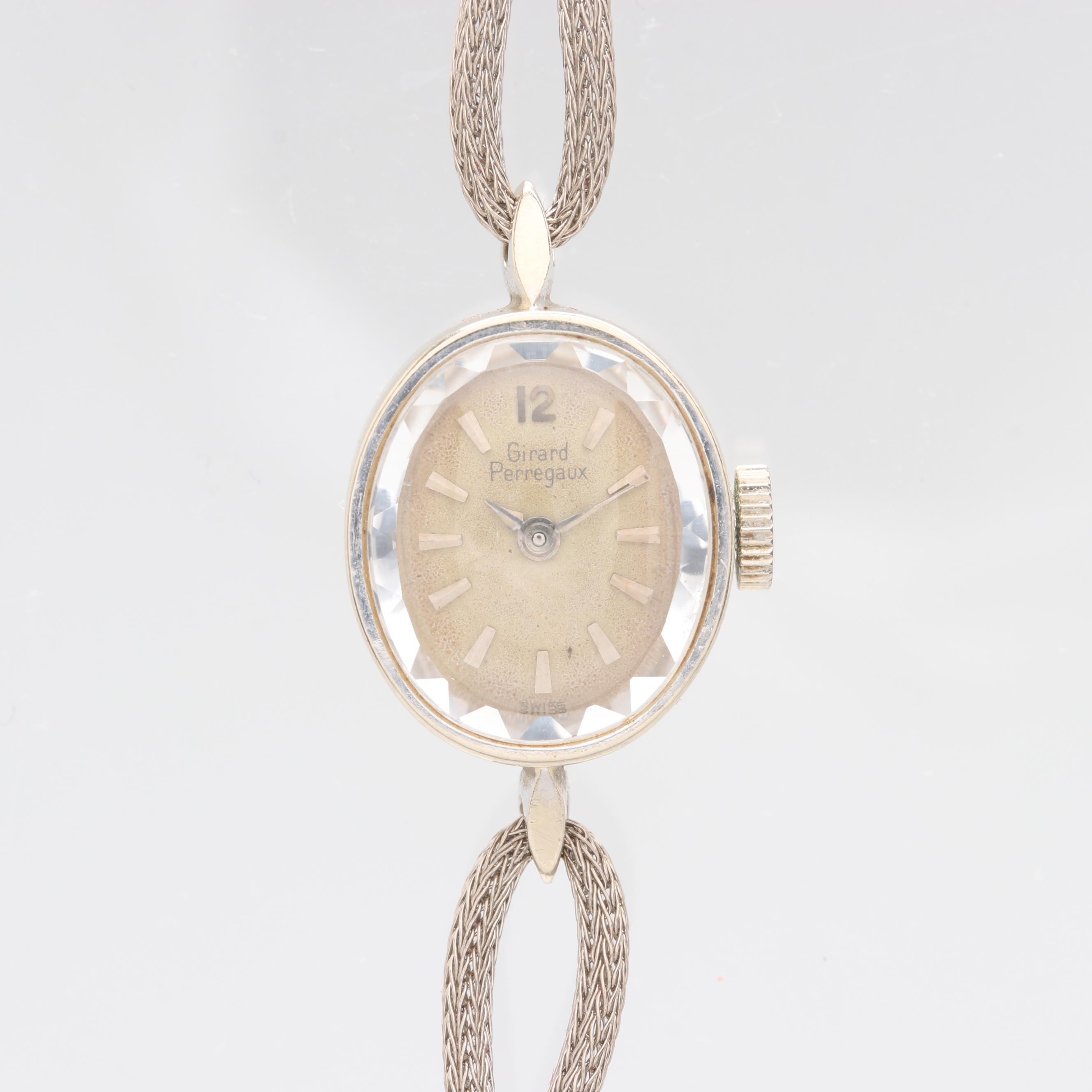 Girard Perregaux 14K White Gold Watch