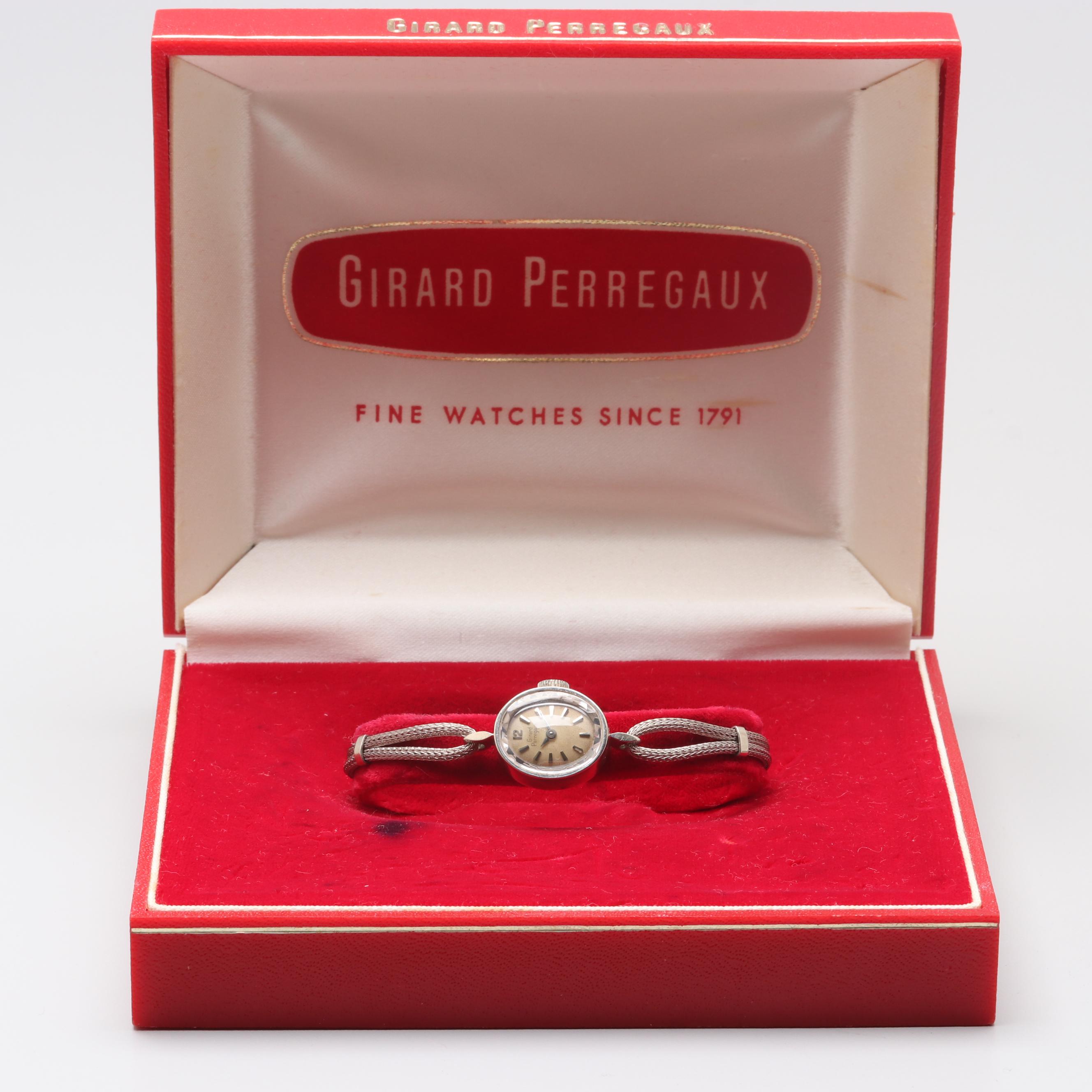 Girard Perregaux 14K White Gold Watch