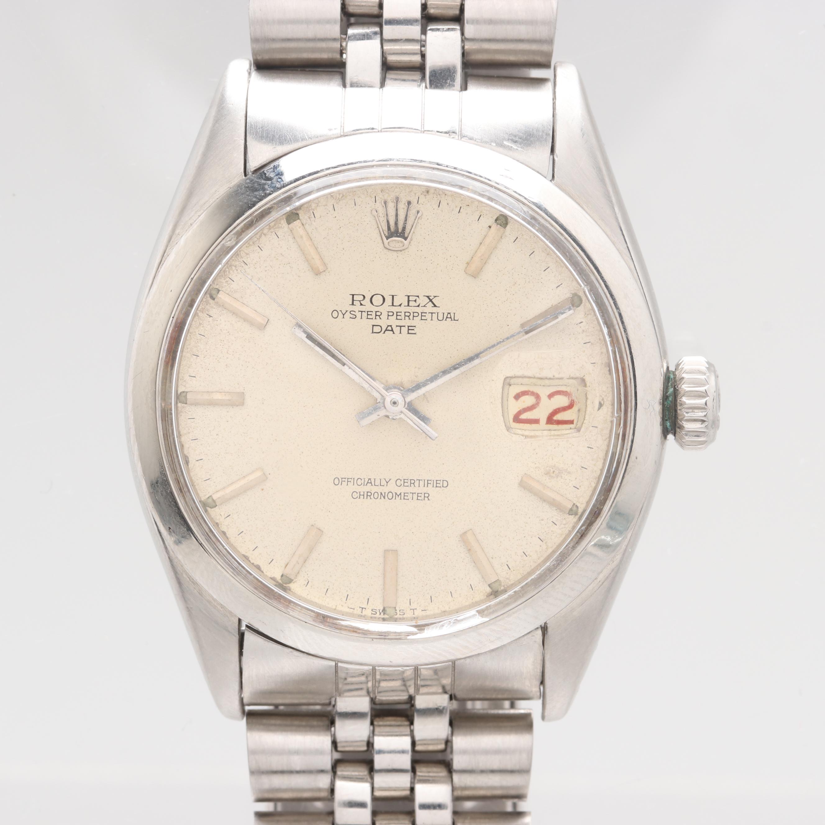 Vintage Rolex Oyster Perpetual Date Model 6535 Watch