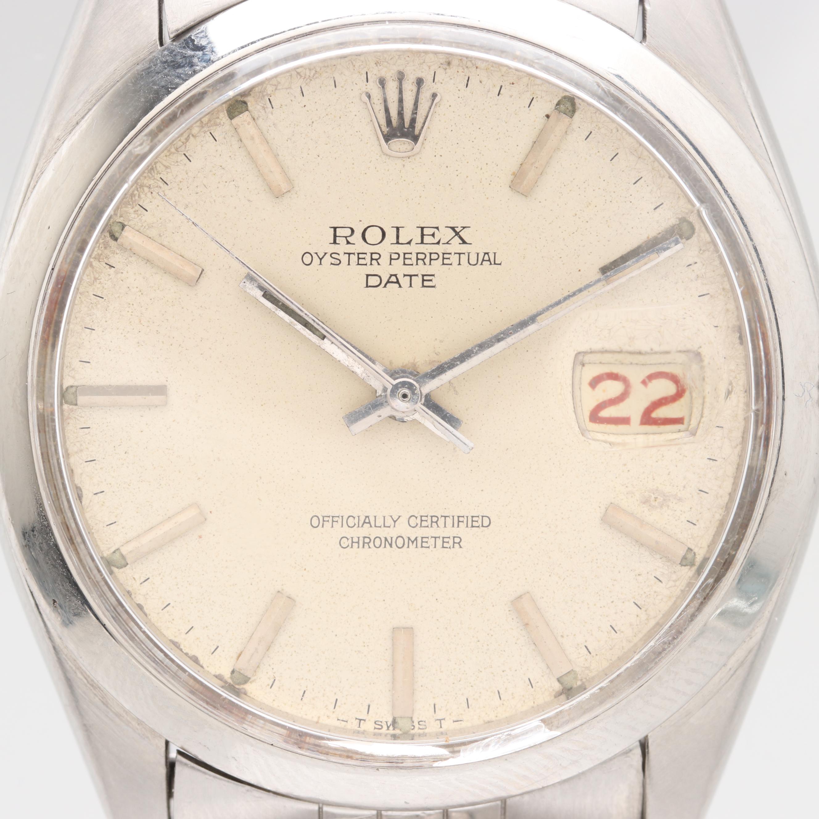 Vintage Rolex Oyster Perpetual Date Model 6535 Watch
