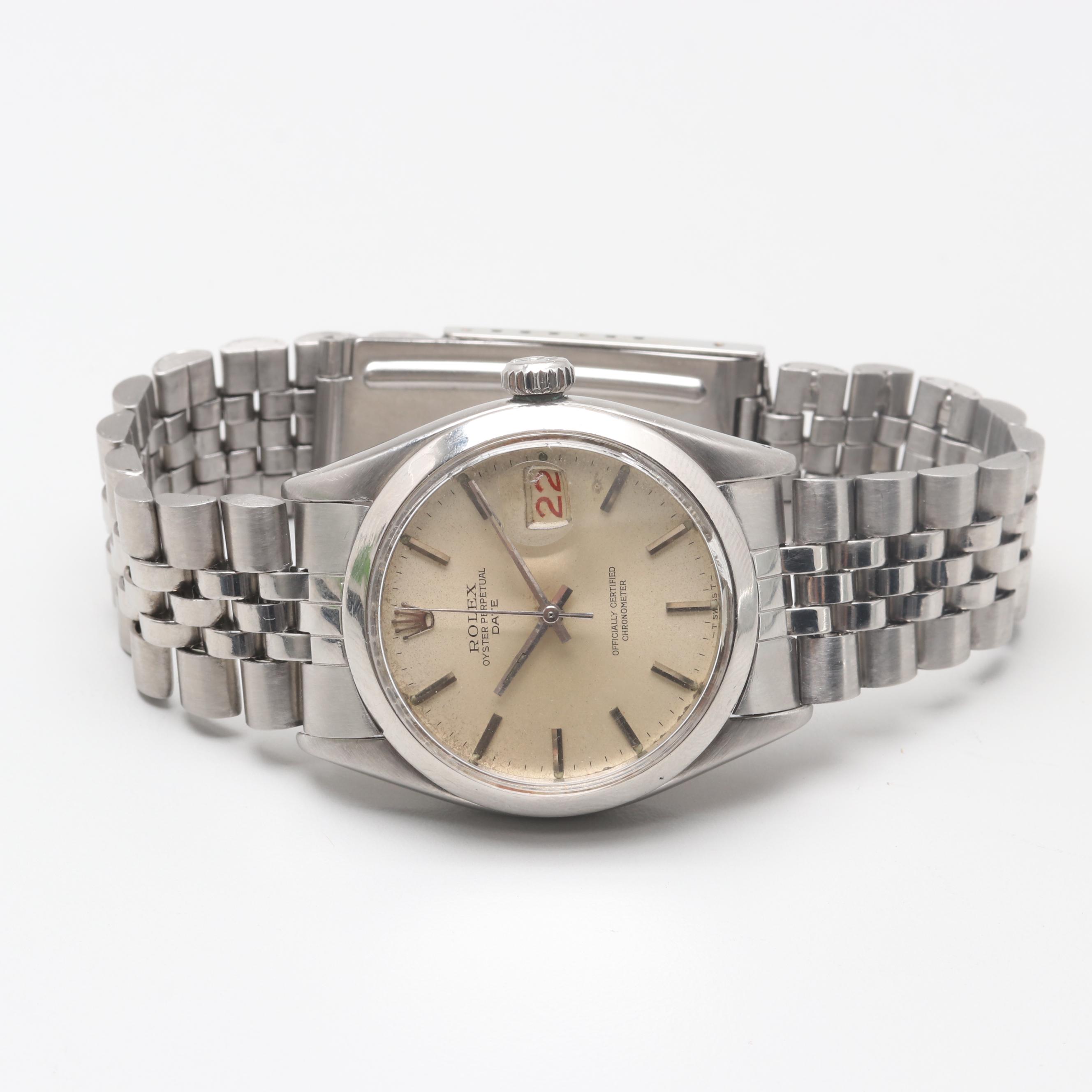 Vintage Rolex Oyster Perpetual Date Model 6535 Watch