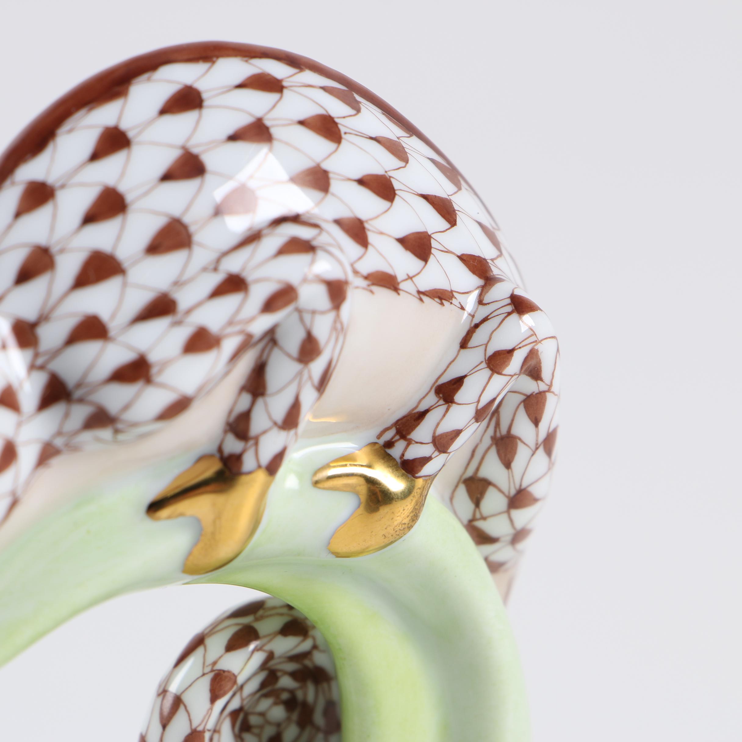 Herend "Chameleon" Porcelain Figurine
