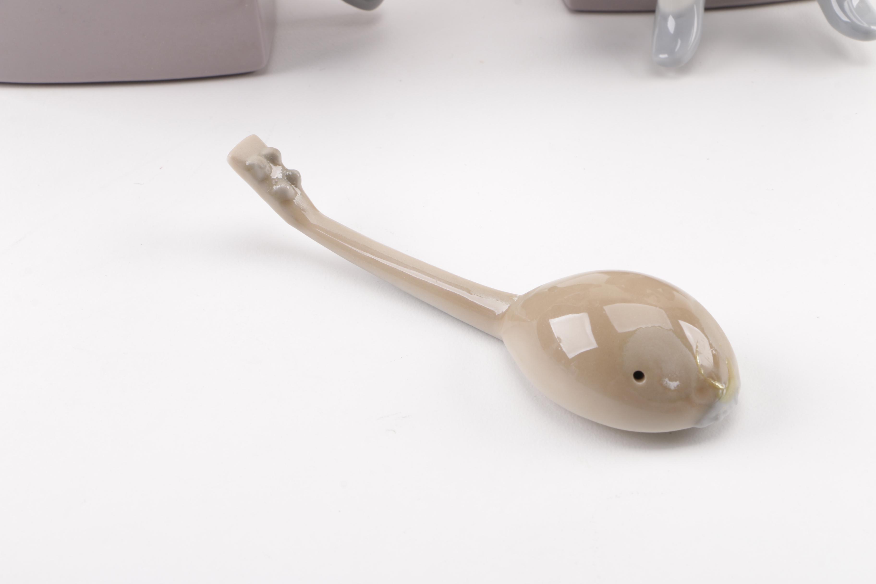 Lladró "Harlequin A" and "Harlequin B" Porcelain Figurines, 1980s