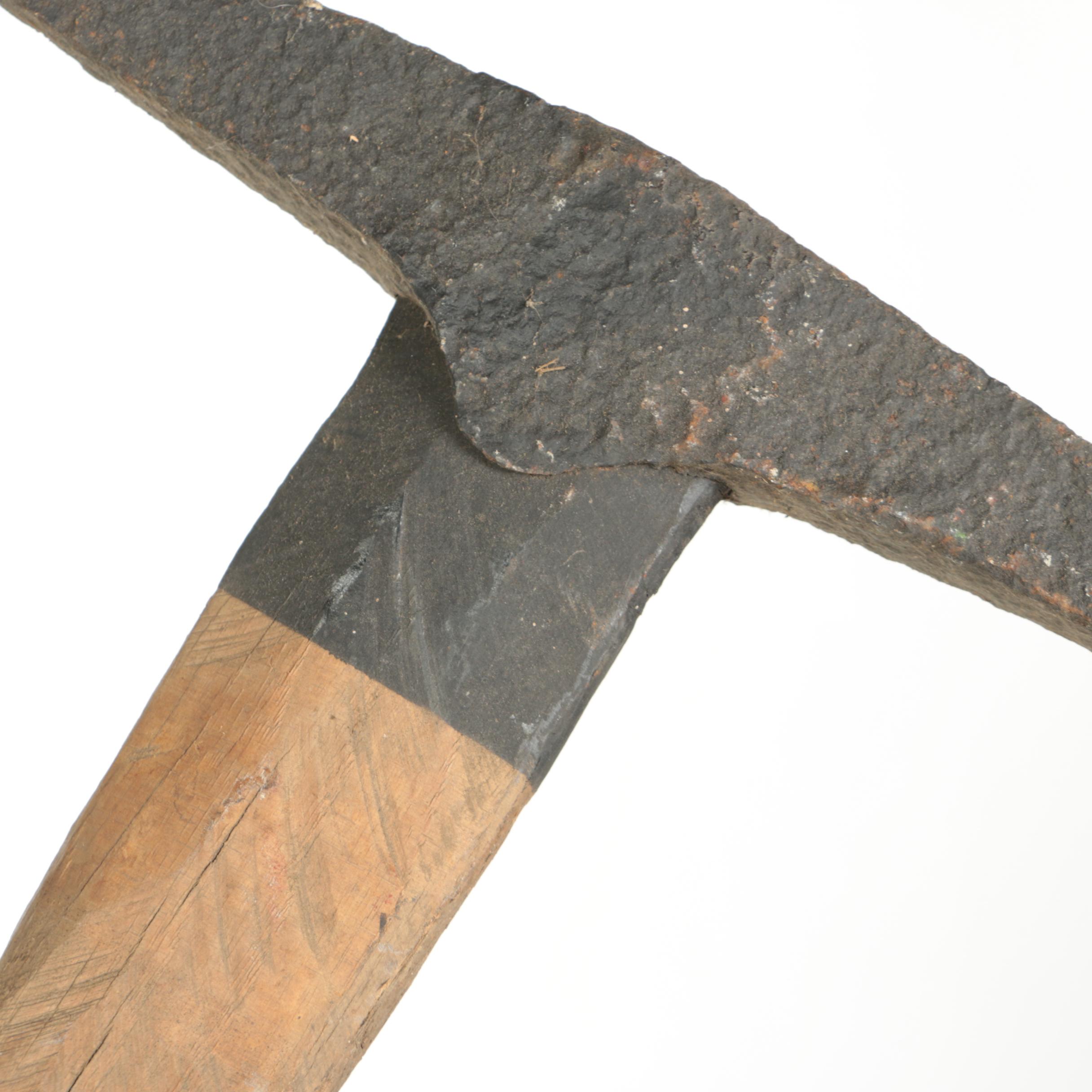 Antique Cast Iron Pickaxe