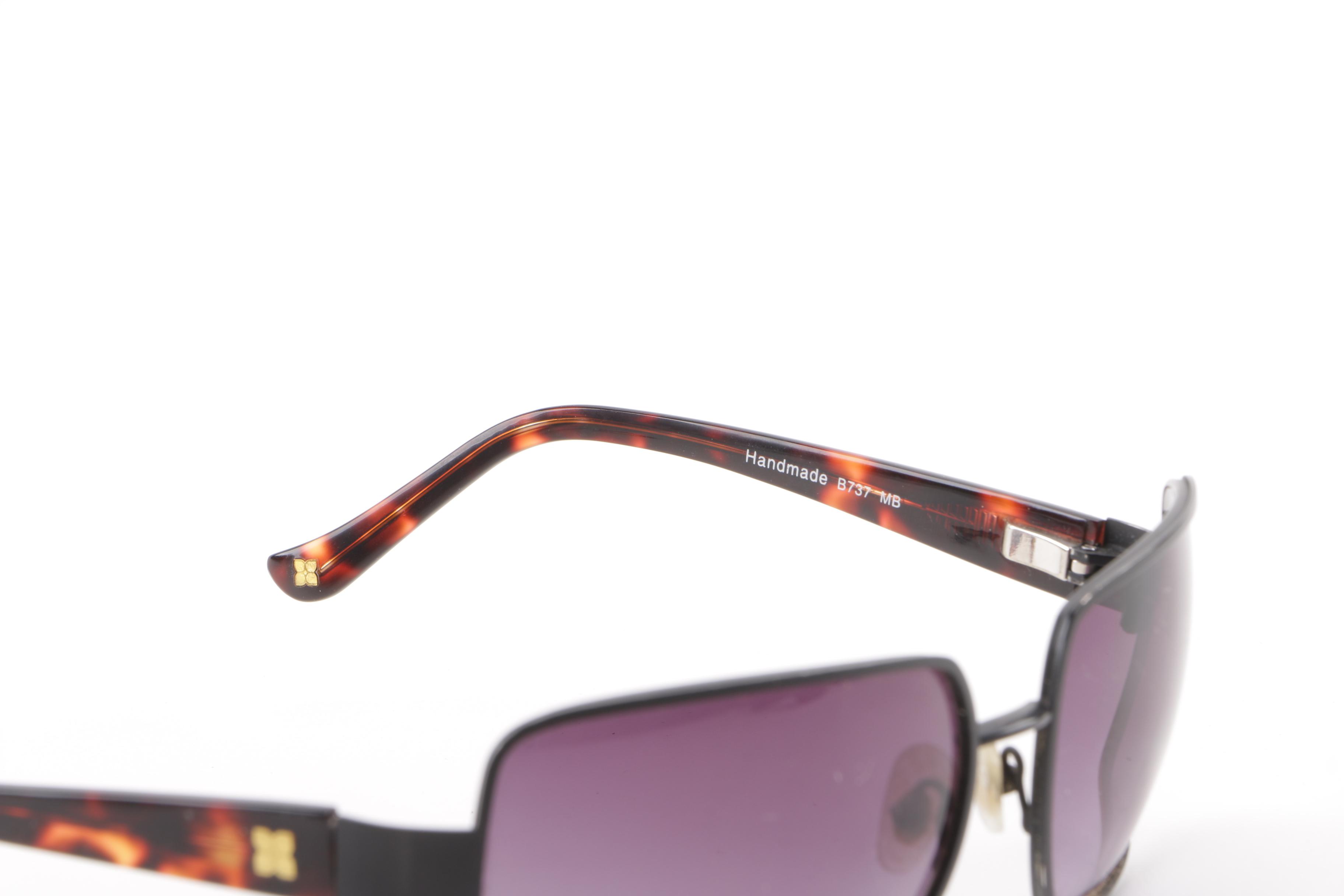 1990s BCBG Max Azria Handmade B737 MB Sunglasses