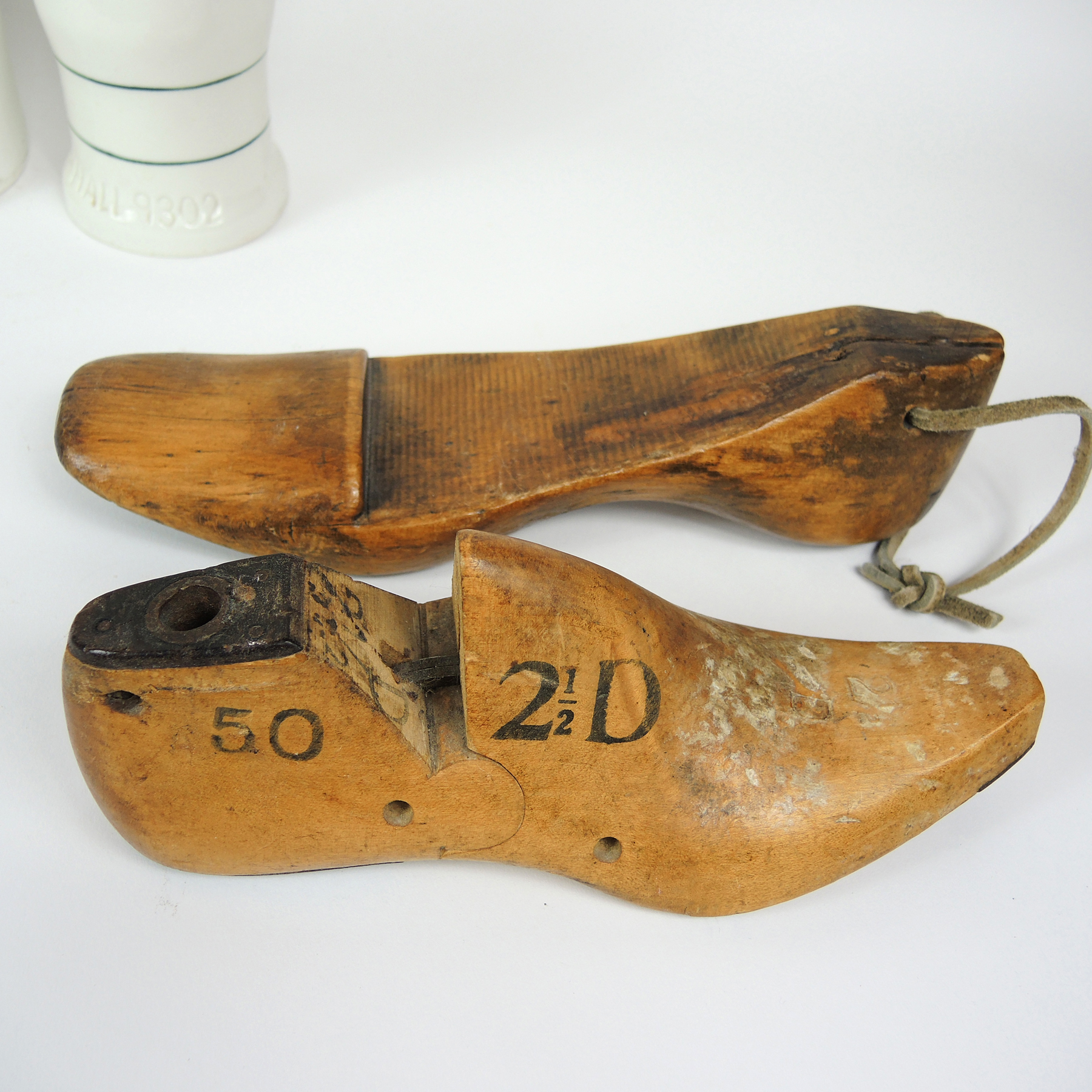 Porcelain Glove Molds, Foot Forms, Darning Eggs and Lace Hook