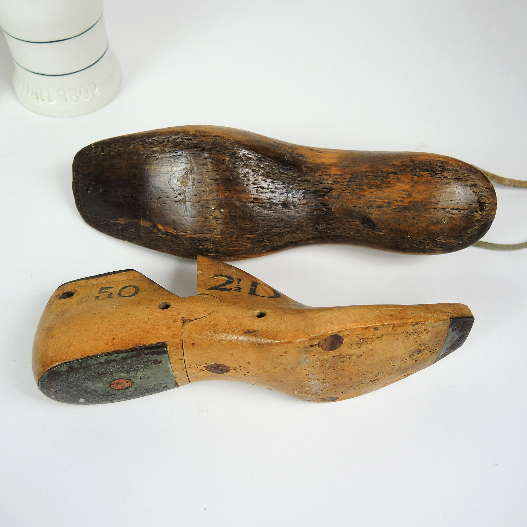 Porcelain Glove Molds, Foot Forms, Darning Eggs and Lace Hook