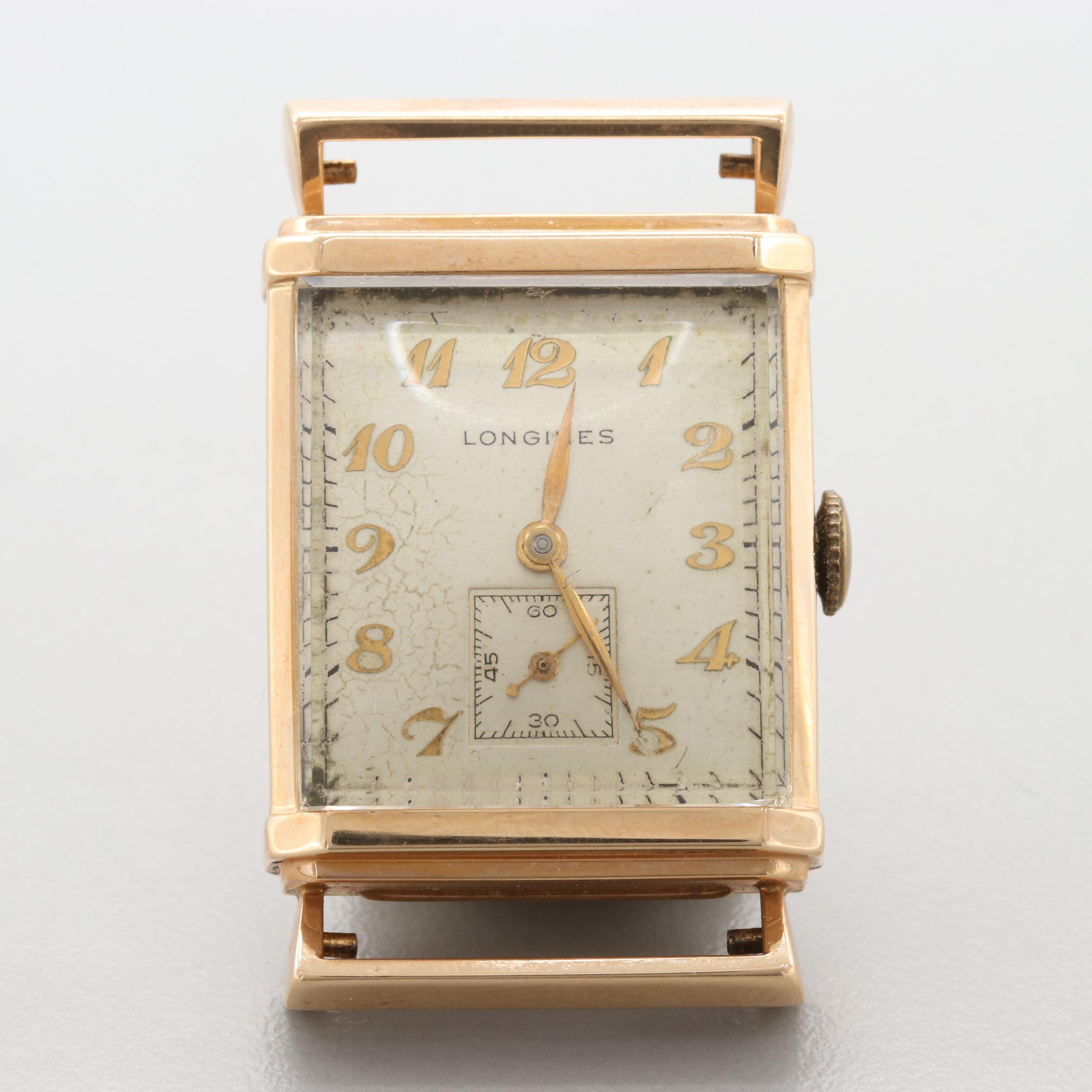 Longines 14K Yellow Gold Watch Without Bracelet