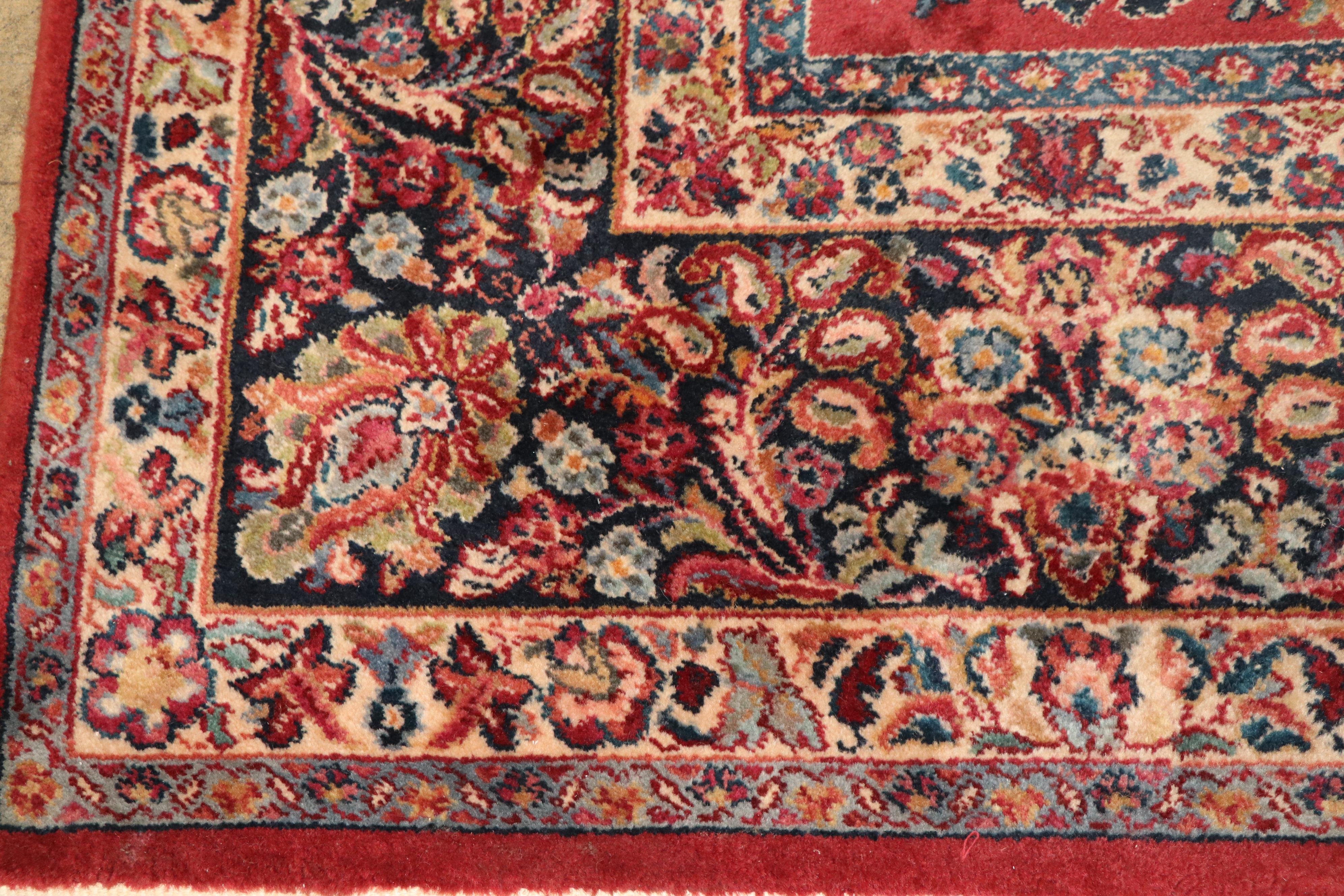 Power-Loomed Karastan "Sarouk" Wool Area Rug
