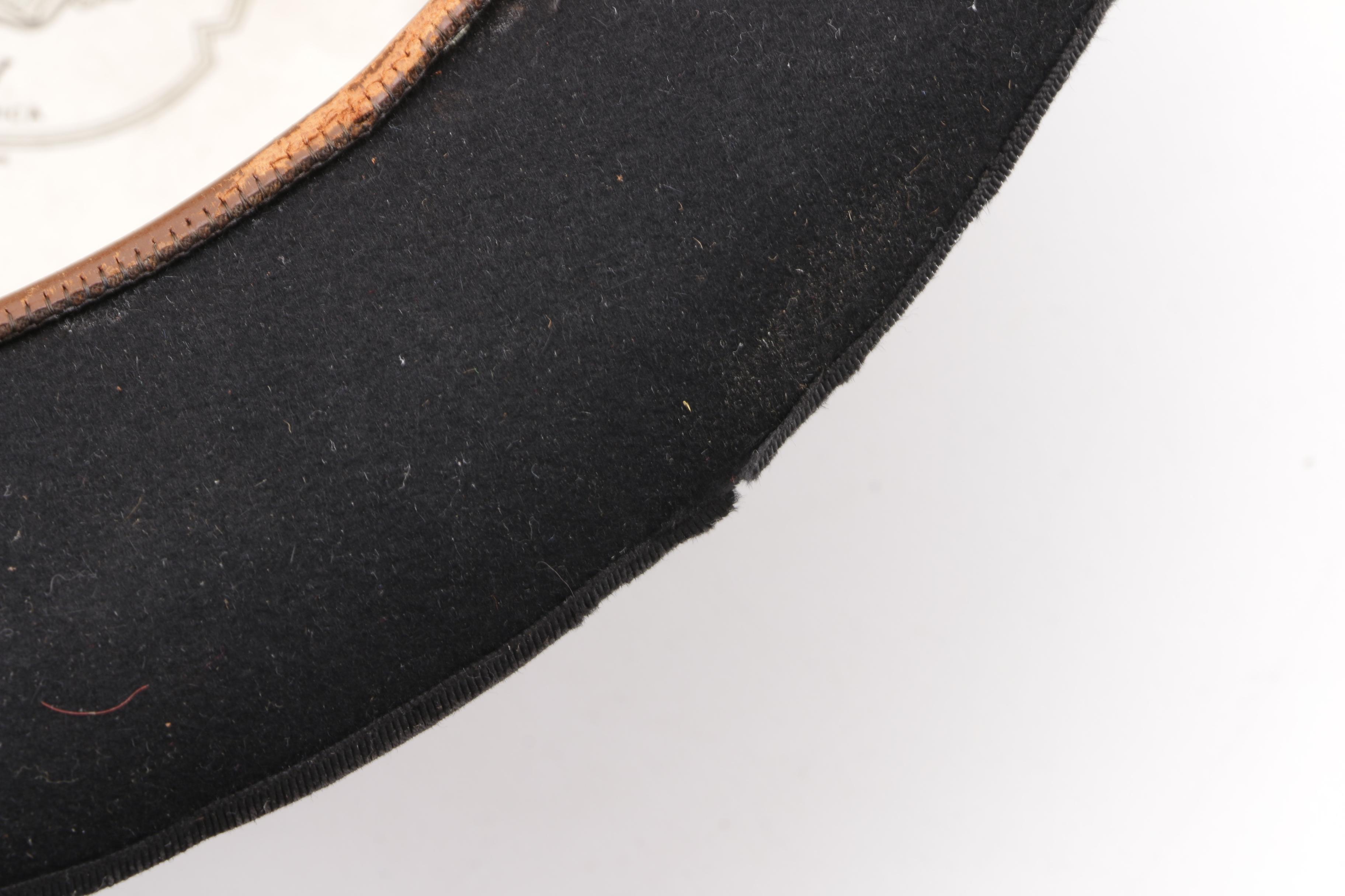 Adam Hats "The Dewey" Black Fur Felt Hat with Beaver Brand Hats Box