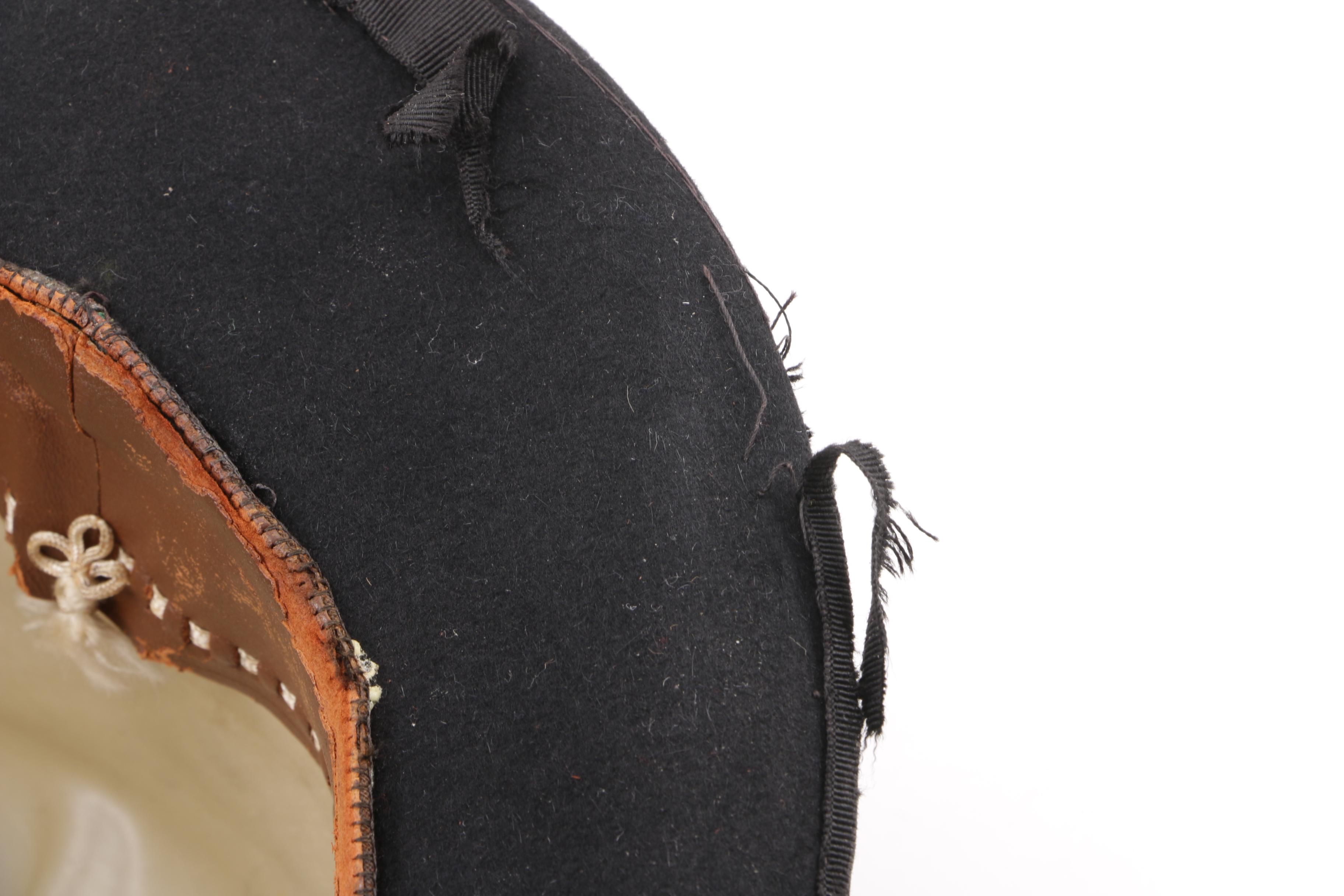 Adam Hats "The Dewey" Black Fur Felt Hat with Beaver Brand Hats Box