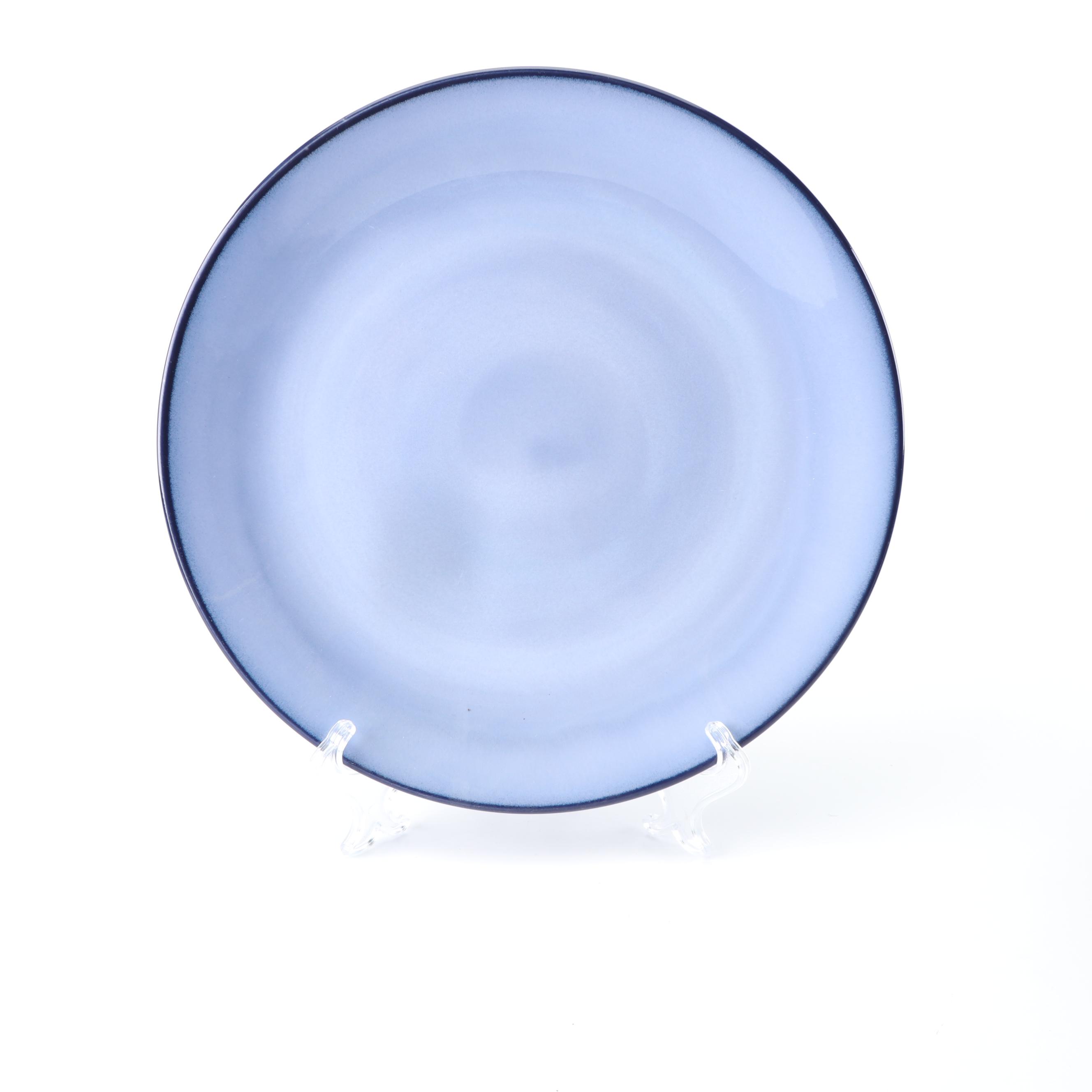 Sango "Nova Blue" Stoneware Dinnerware c. 2000-2009