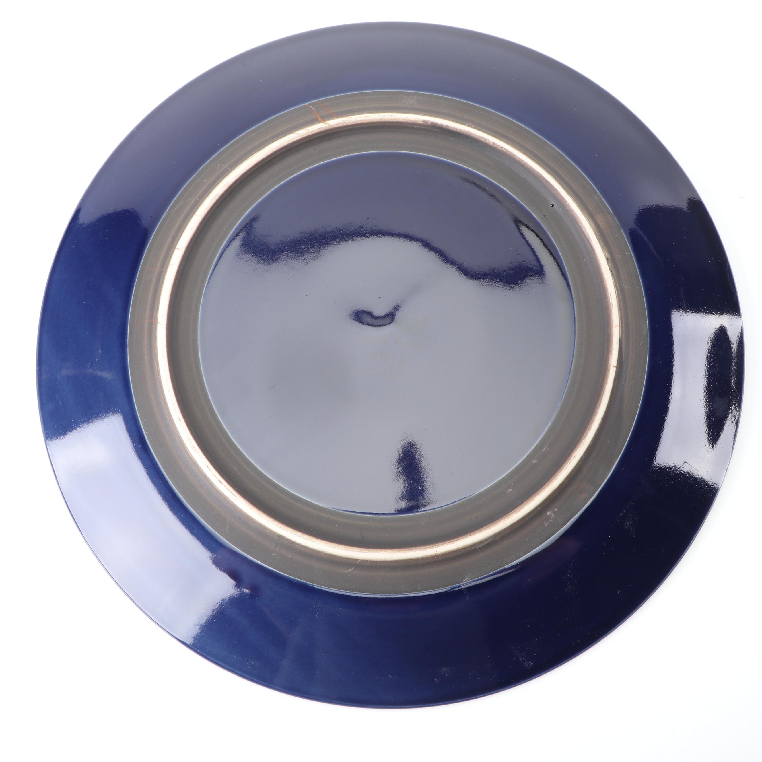 Sango "Nova Blue" Stoneware Dinnerware c. 2000-2009