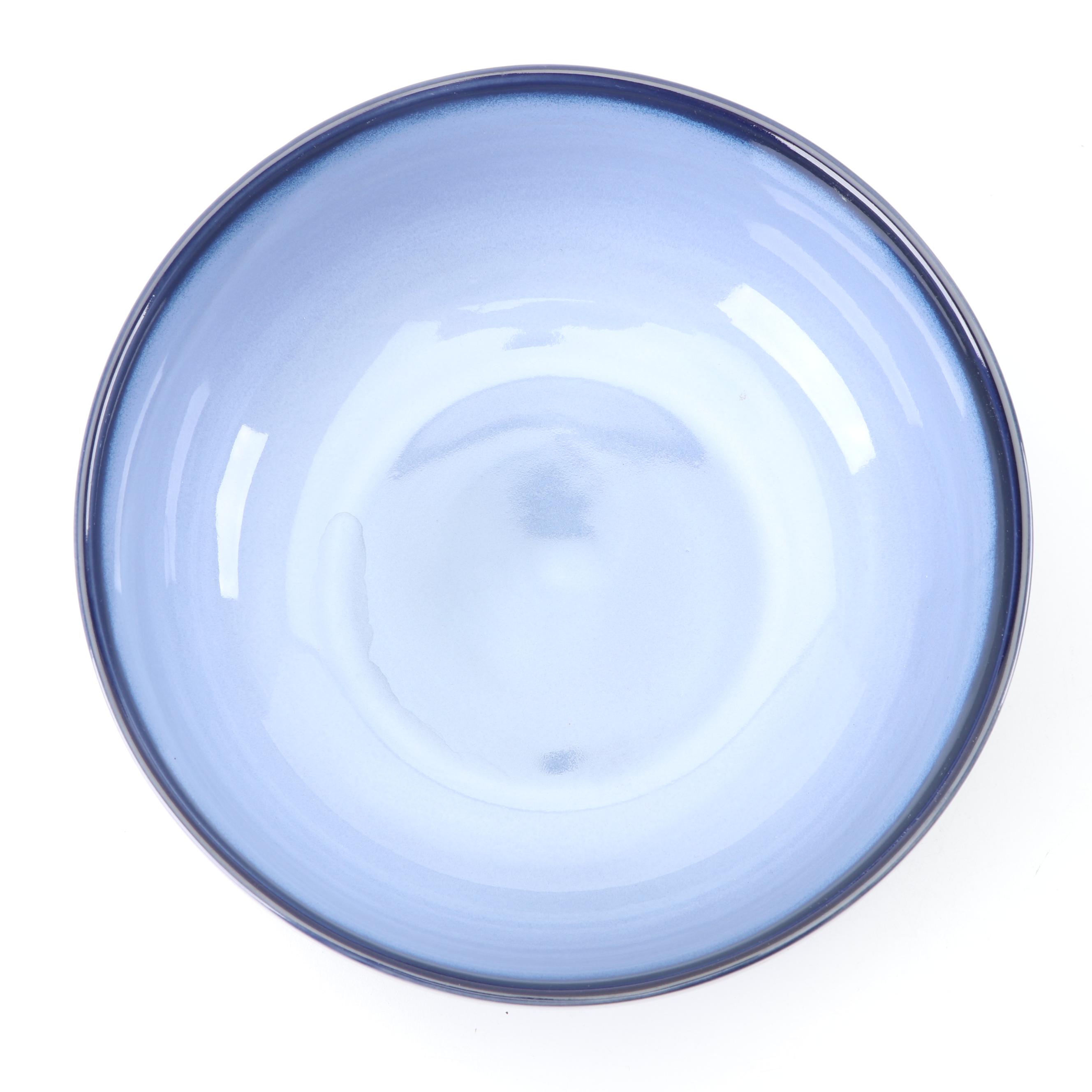 Sango "Nova Blue" Stoneware Dinnerware c. 2000-2009