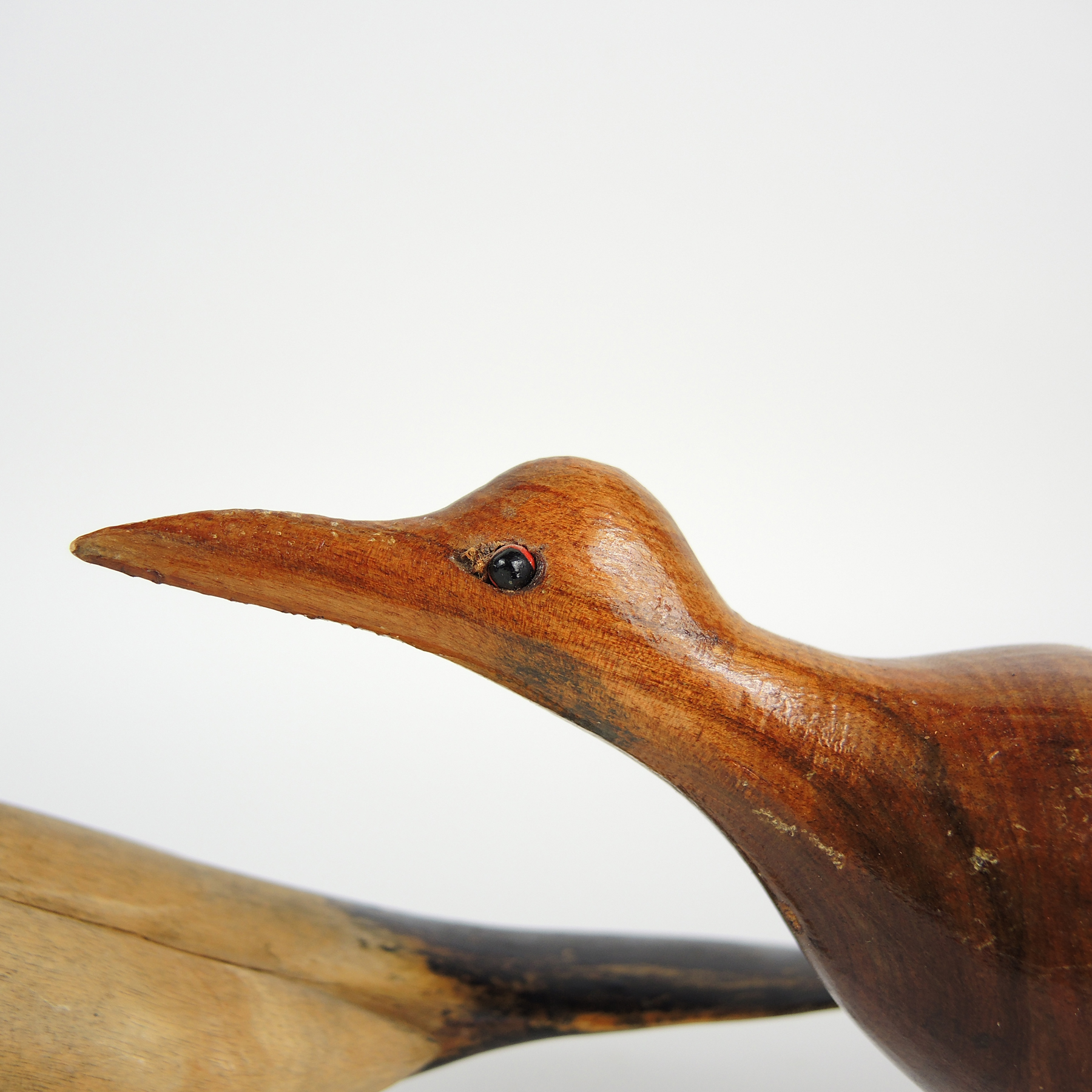 Hand Carved Wooden Birds