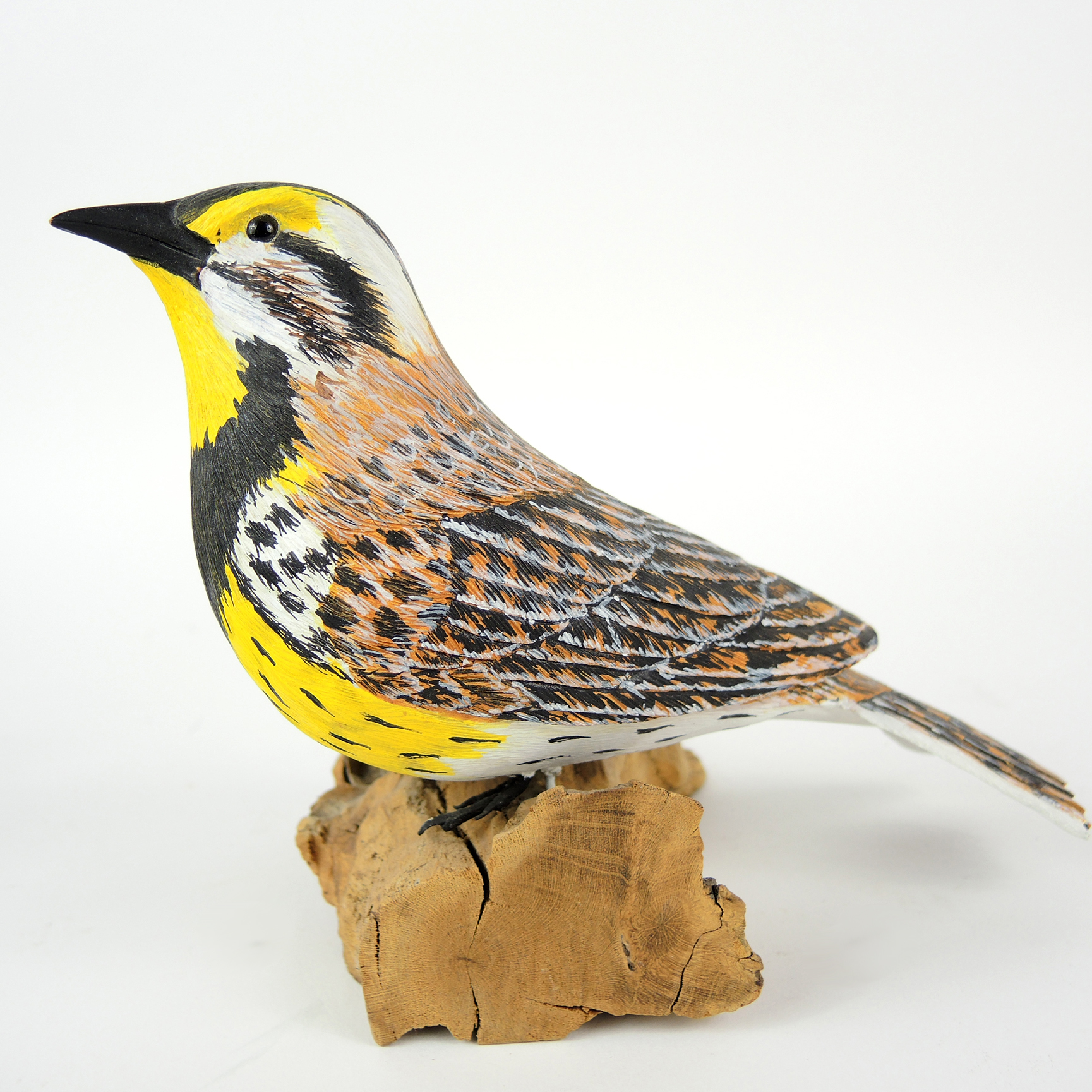 Hand Carved Wooden Birds