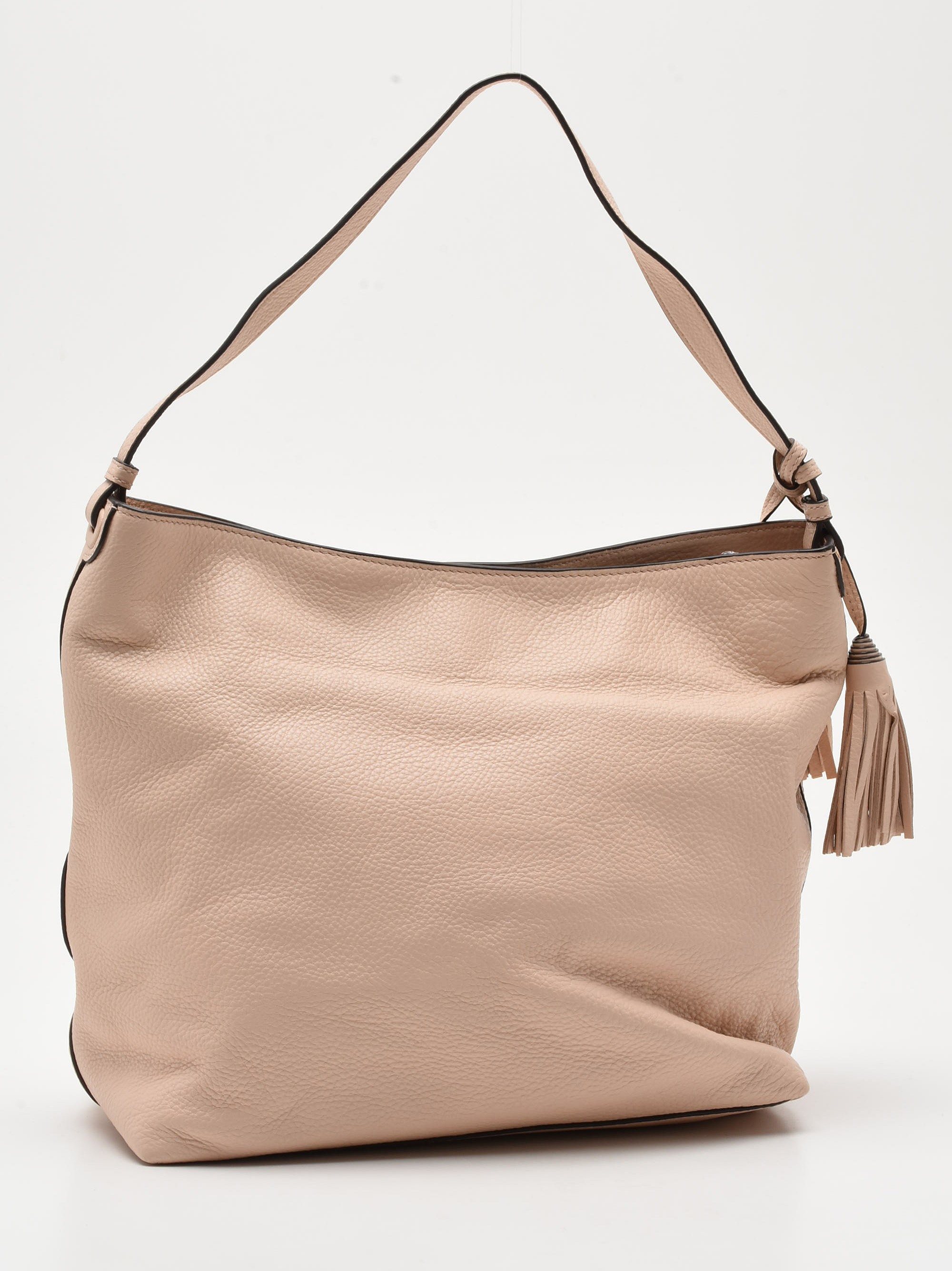 Tory Burch Thea Pink Leather Hobo Bag with Matching Wallet