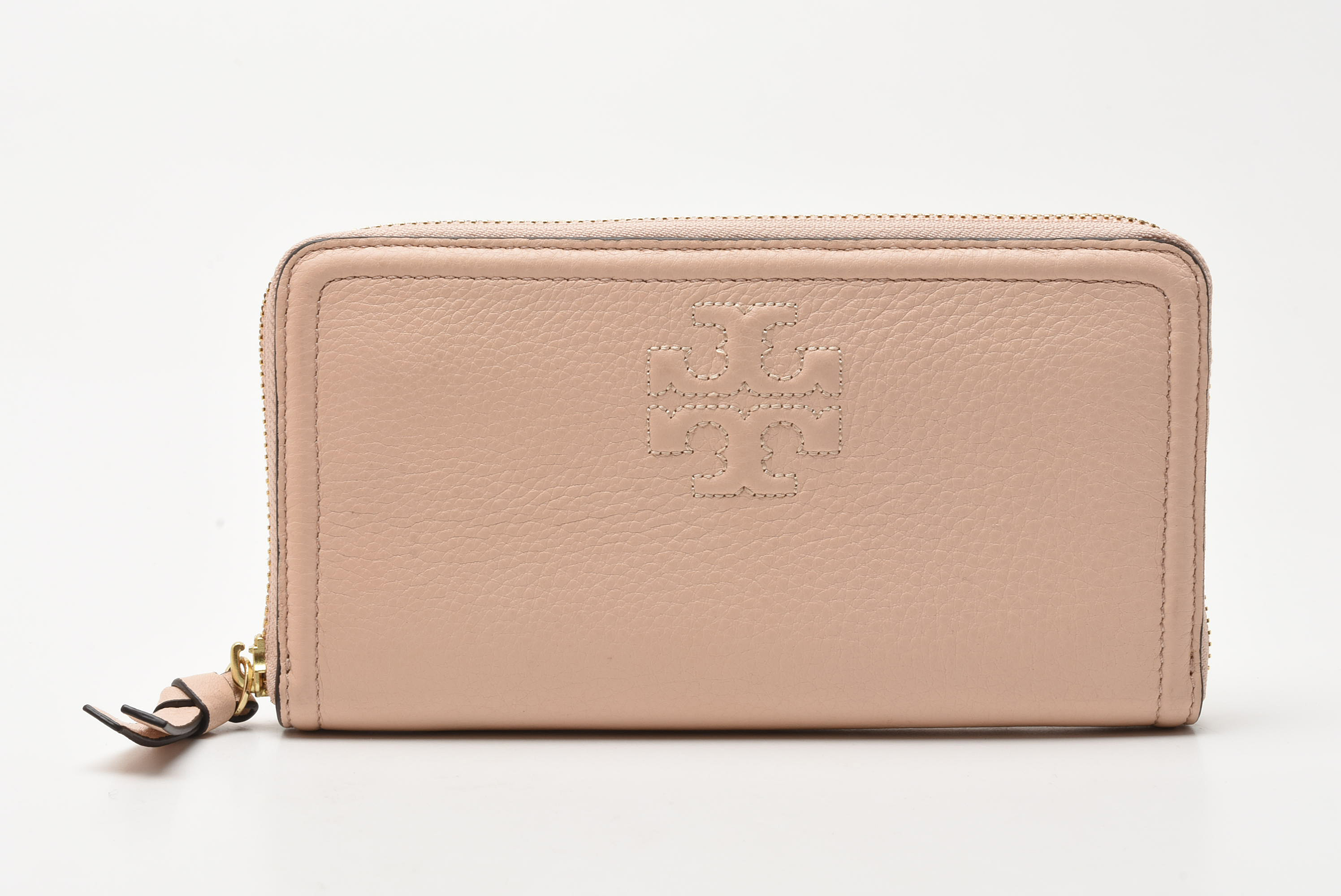 Tory Burch Thea Pink Leather Hobo Bag with Matching Wallet