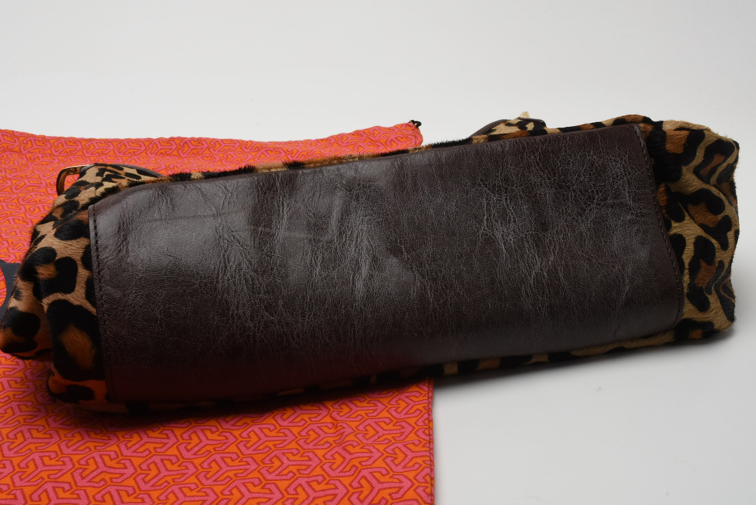 Tory Burch Animal Print Calf Hair City Hobo Bag