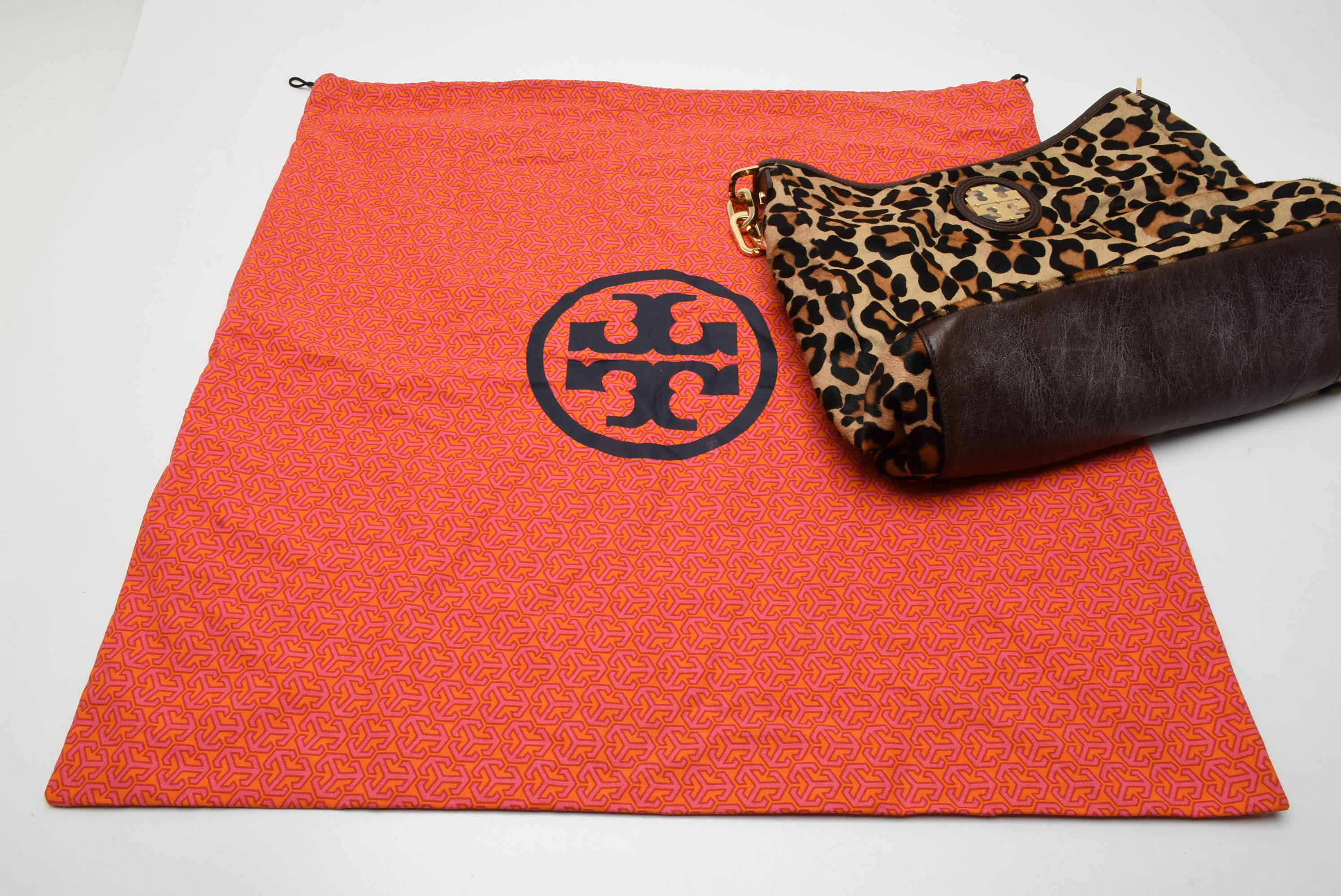 Tory Burch Animal Print Calf Hair City Hobo Bag