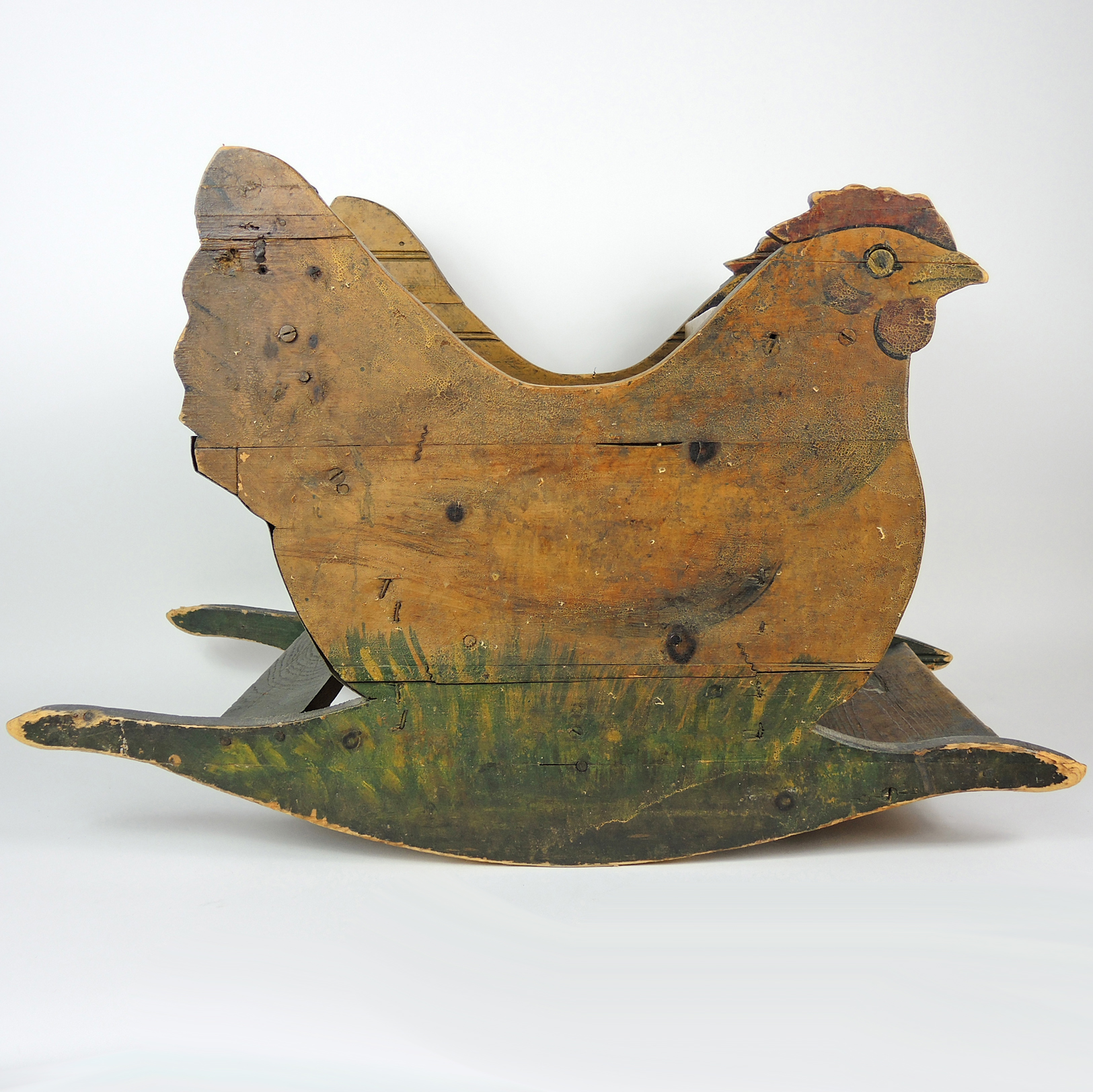 Antique Child's Chicken Rocker