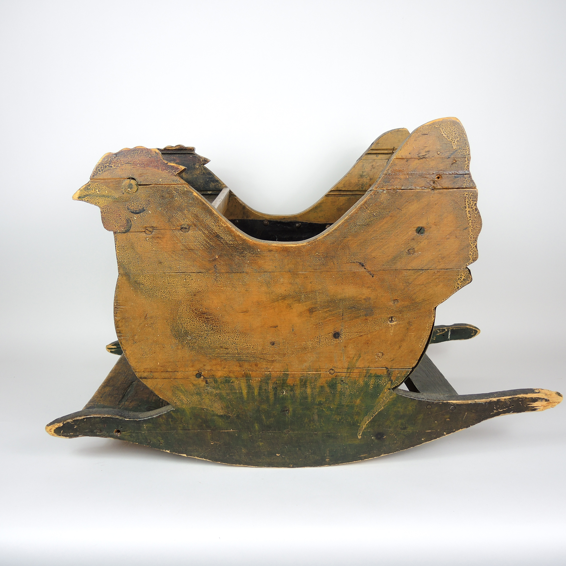 Antique Child's Chicken Rocker