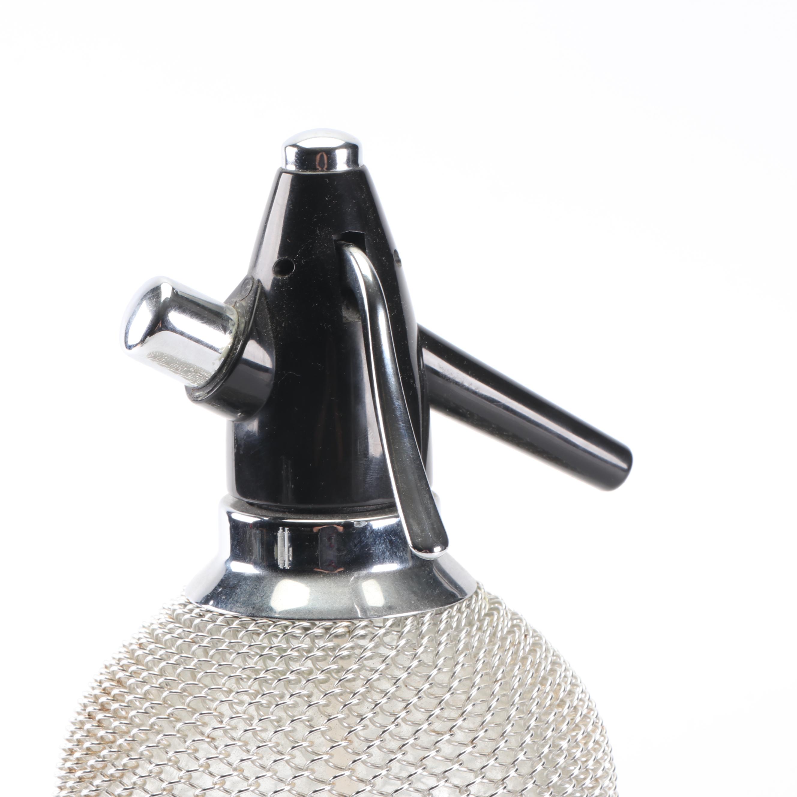 Chain Link Accented Bar Accessories with F. Dick Garnish Set