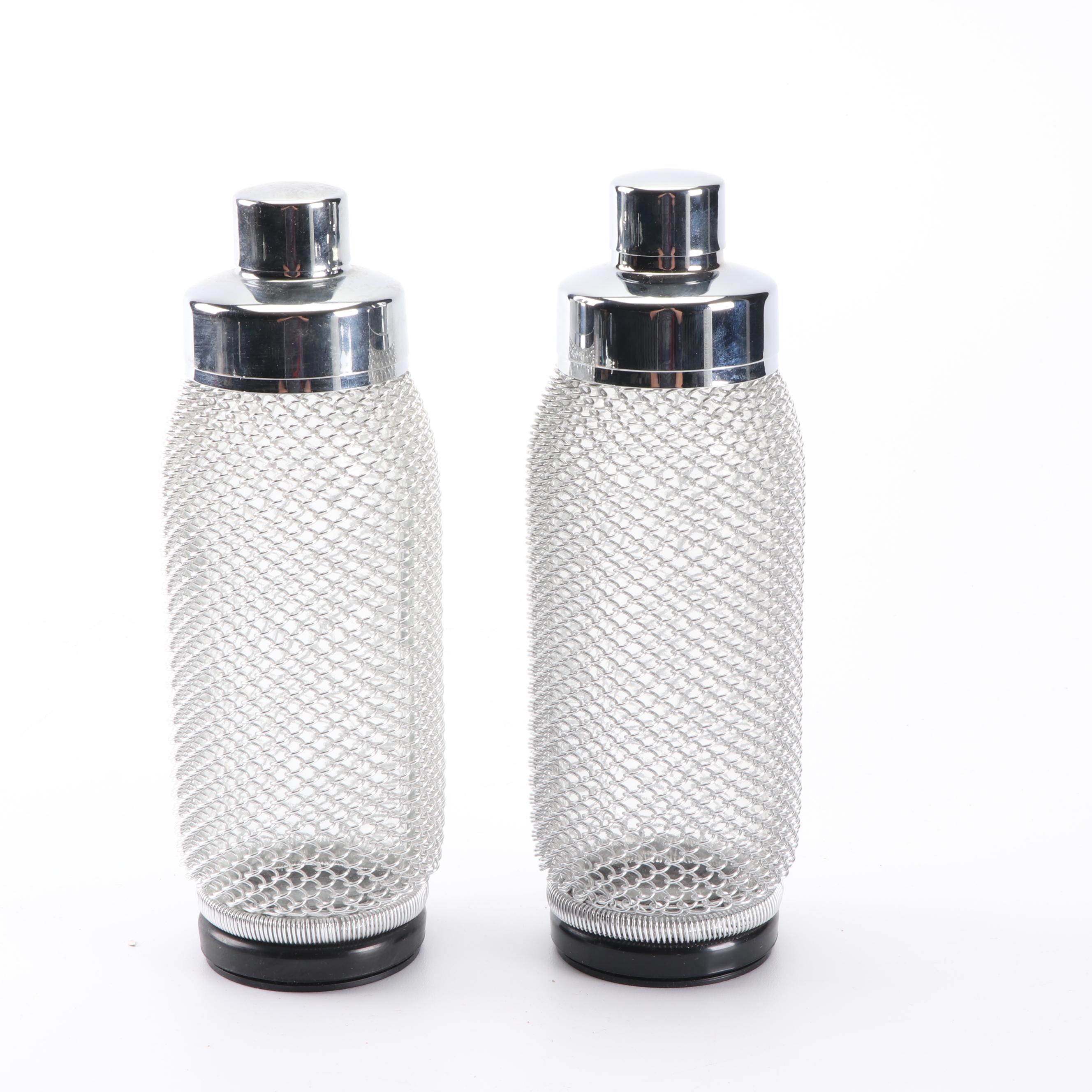 Chain Link Accented Bar Accessories with F. Dick Garnish Set