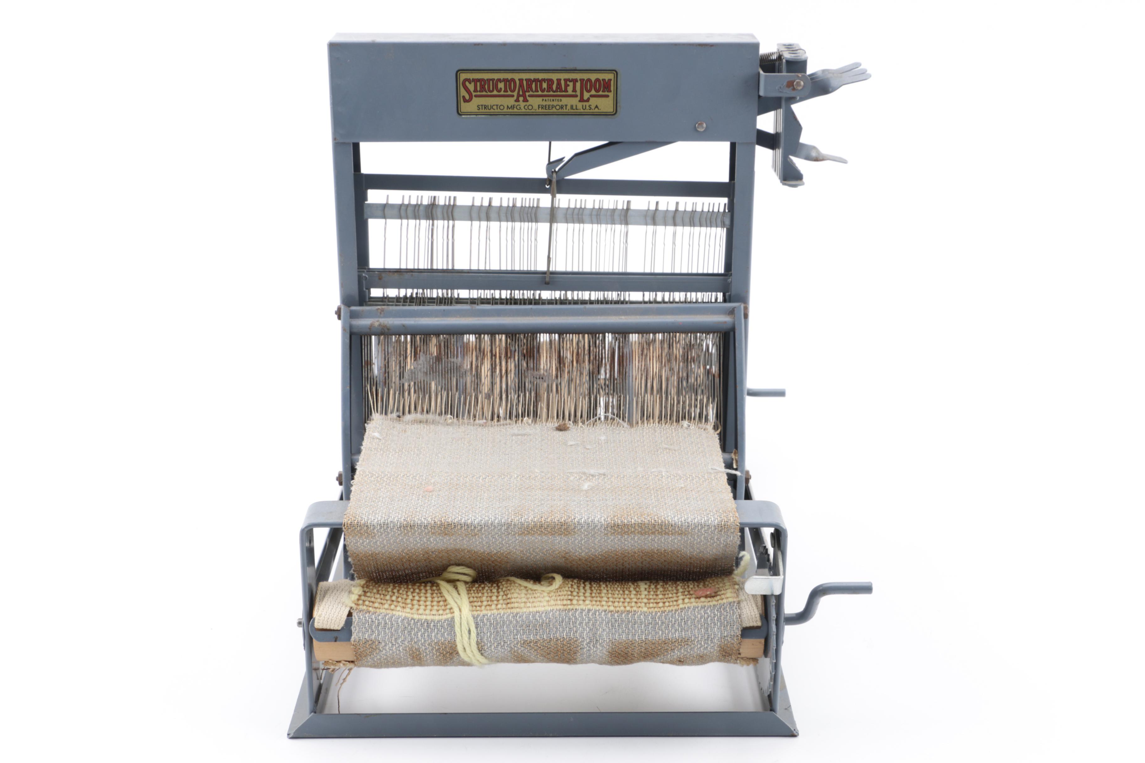 Structo Artcraft 240-4 Tabletop Loom, circa 1950s