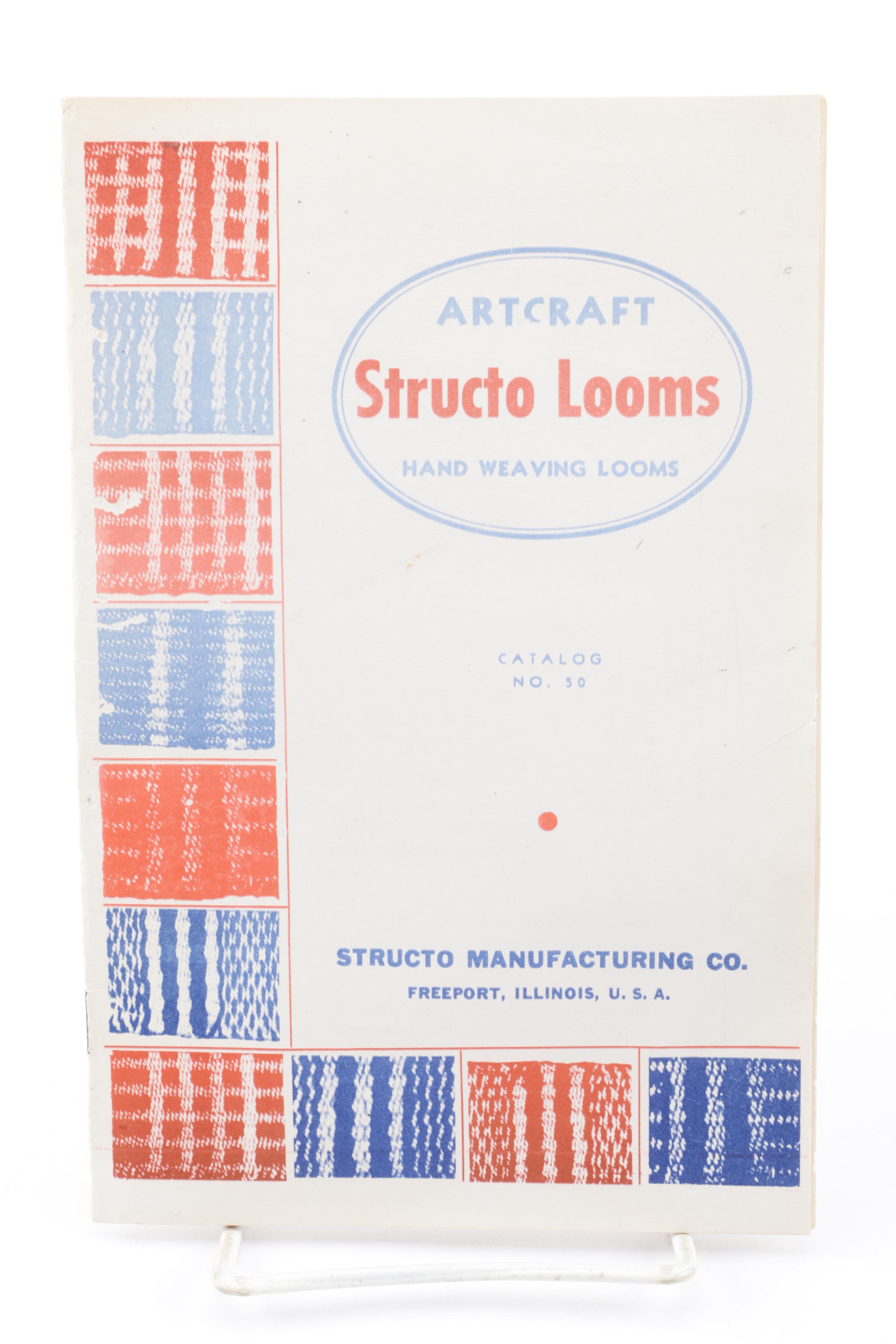 Structo Artcraft 240-4 Tabletop Loom, circa 1950s