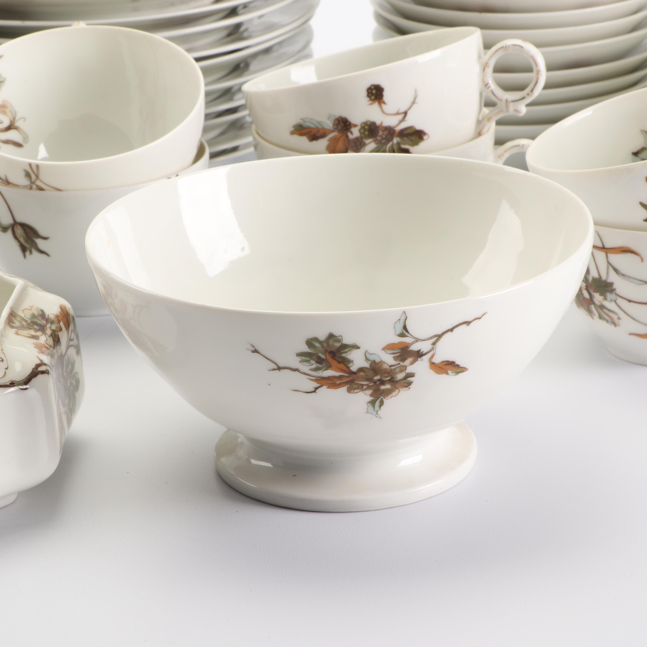 Antique Haviland Limoges Porcelain Dinnerware c. 1879-1889