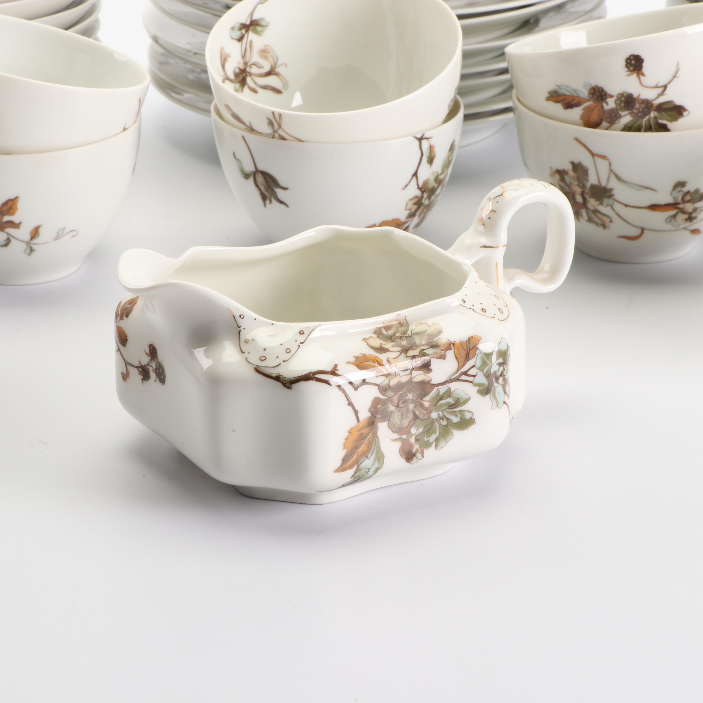 Antique Haviland Limoges Porcelain Dinnerware c. 1879-1889