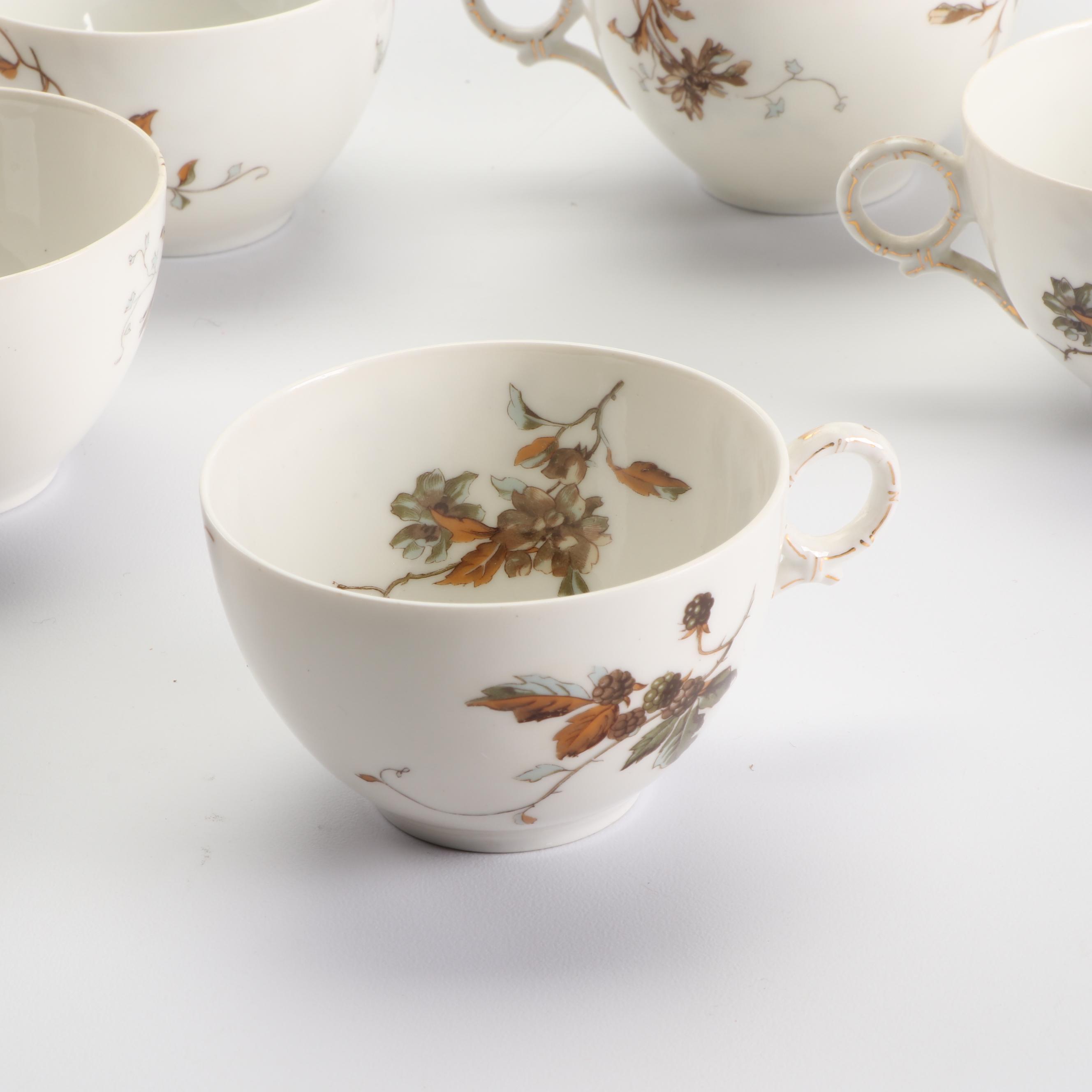 Antique Haviland Limoges Porcelain Dinnerware c. 1879-1889