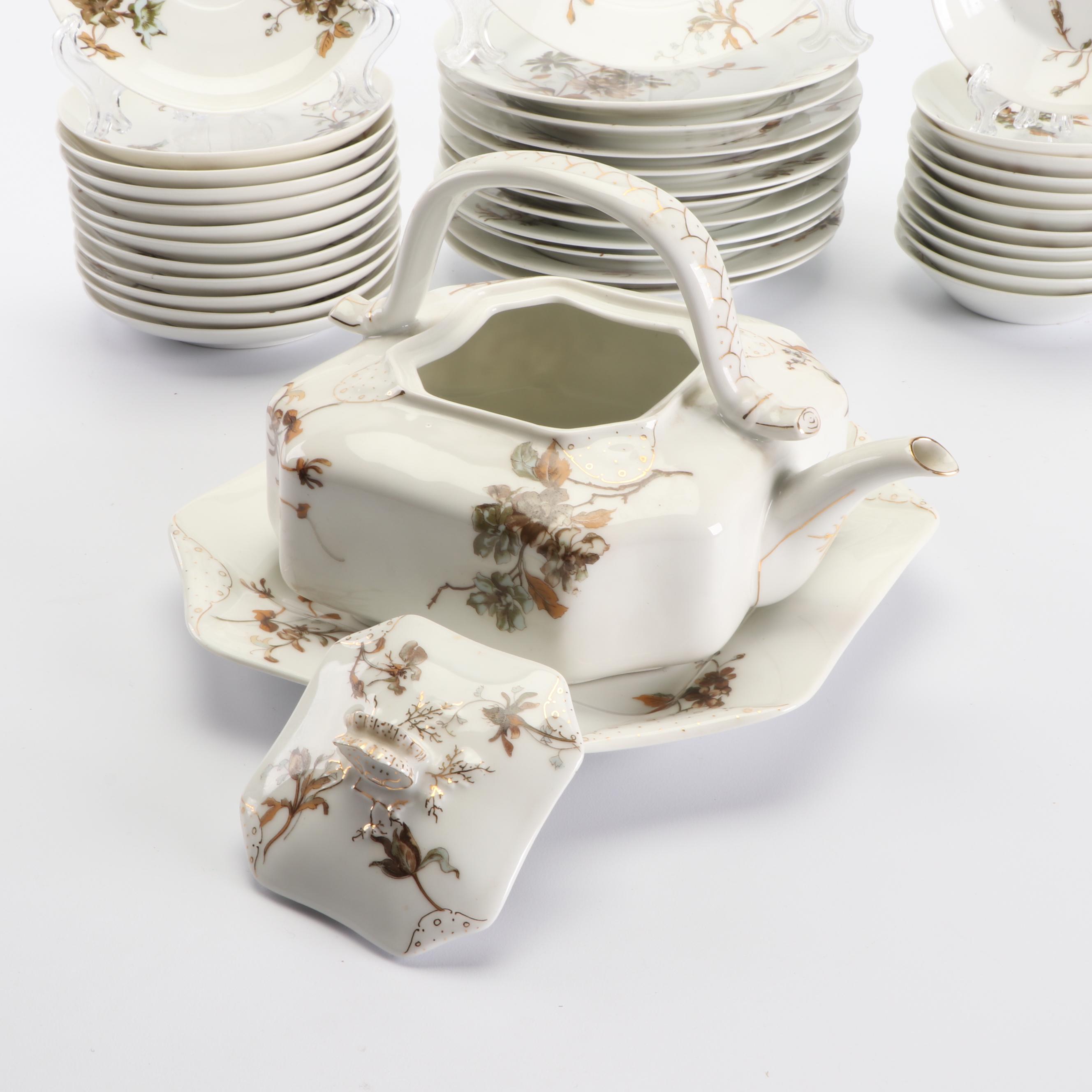 Antique Haviland Limoges Porcelain Dinnerware c. 1879-1889