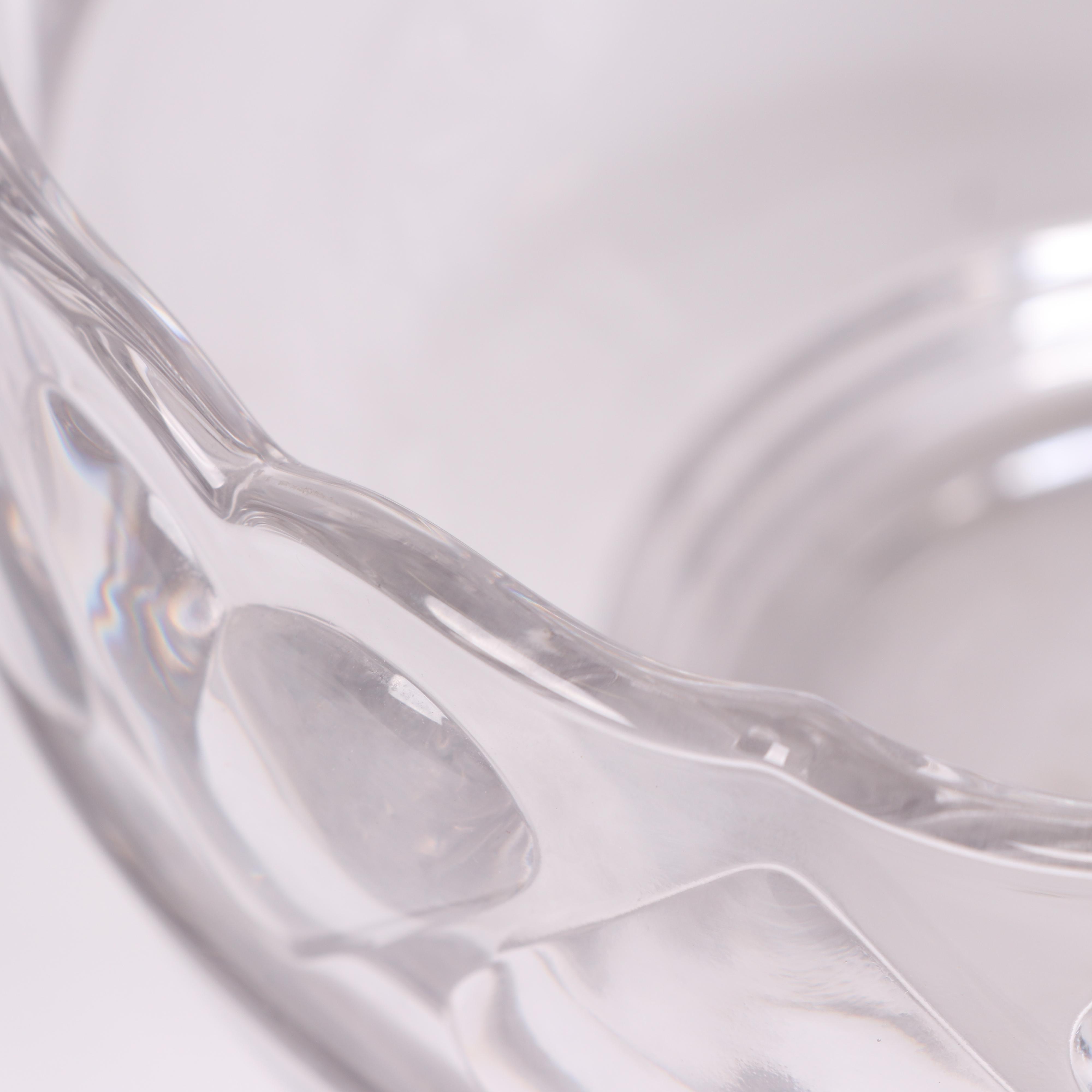 Tiffany & Co. "Ring of Heart" Crystal Bowl