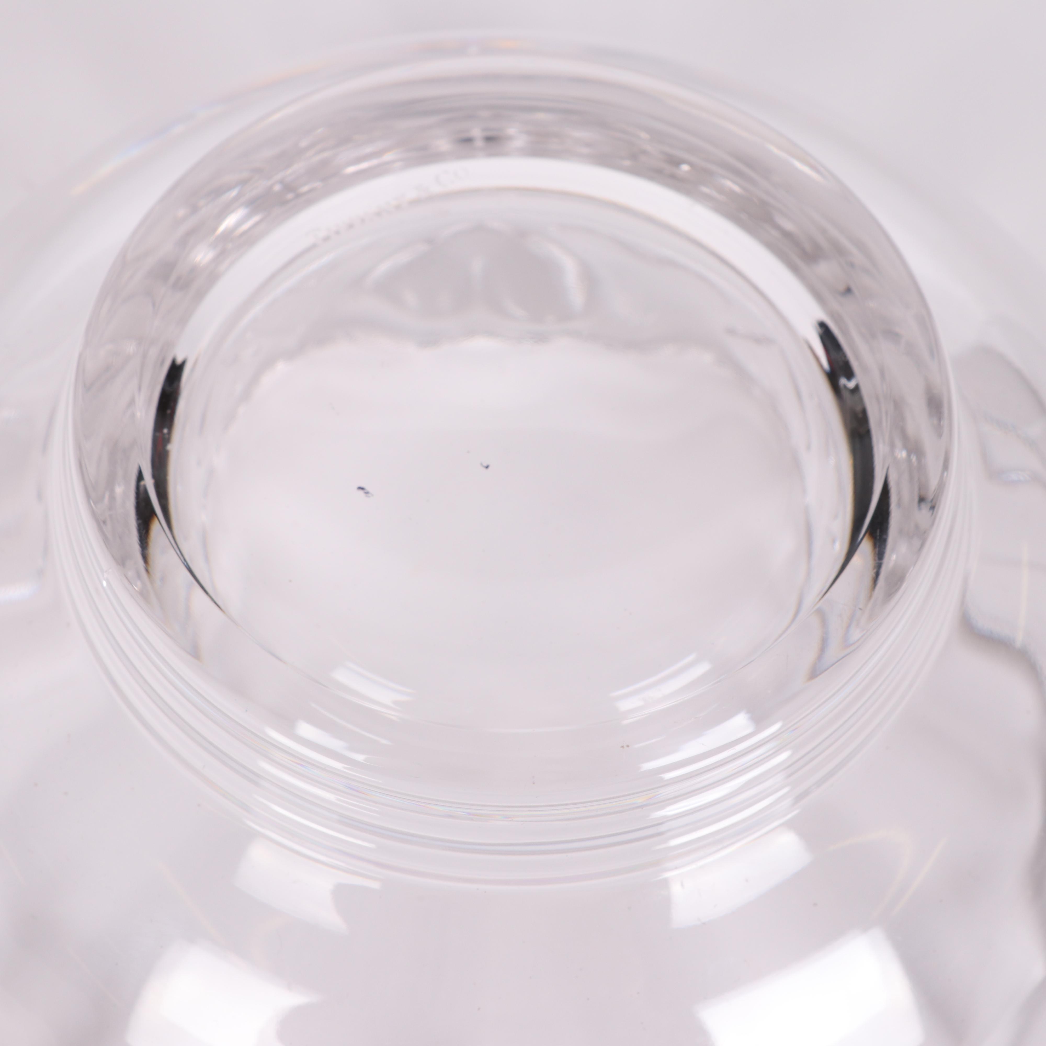 Tiffany & Co. "Ring of Heart" Crystal Bowl